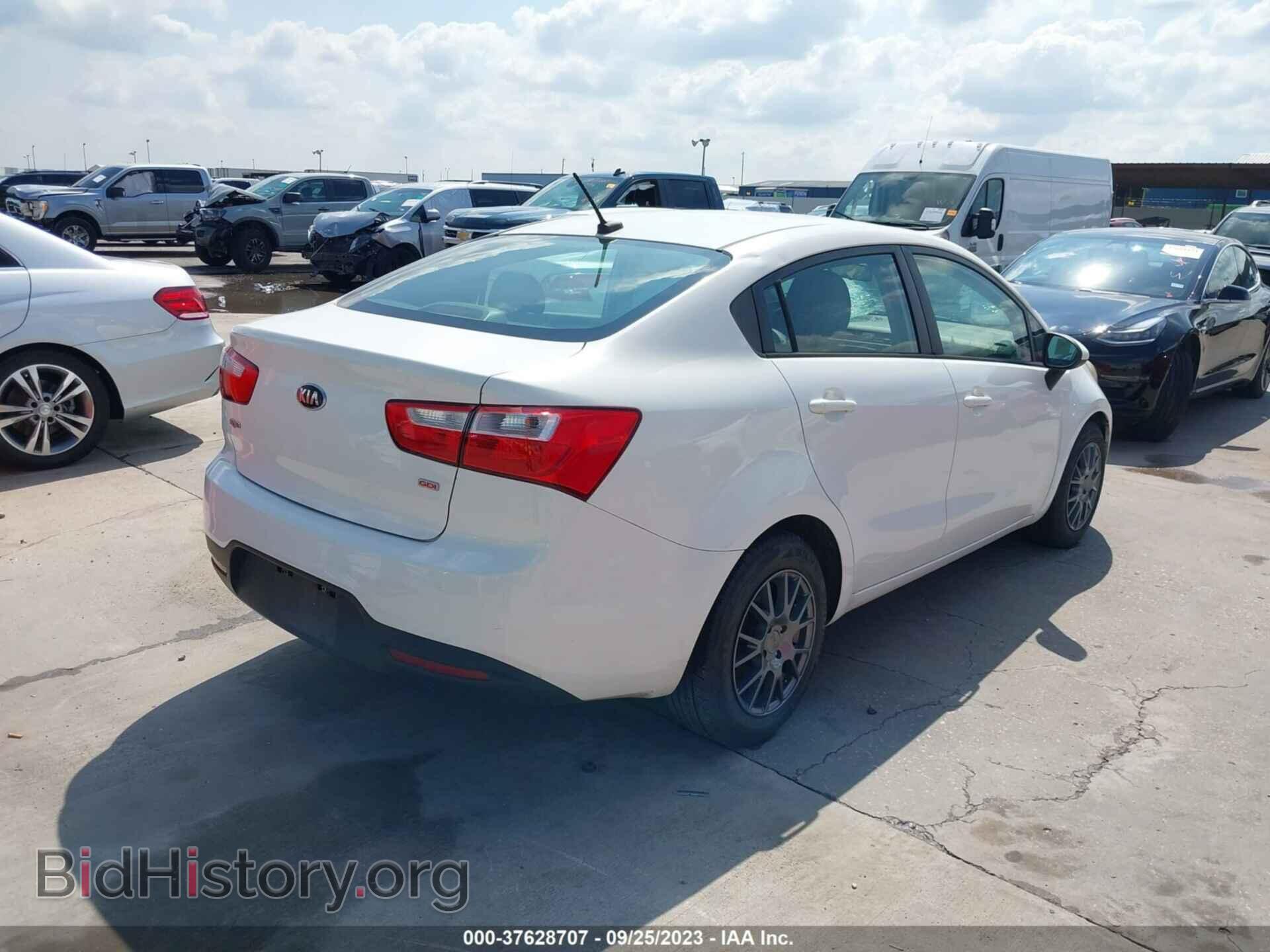 2014 KIA RIO - VIN: KNADM4A30E6376592 - Фото 4