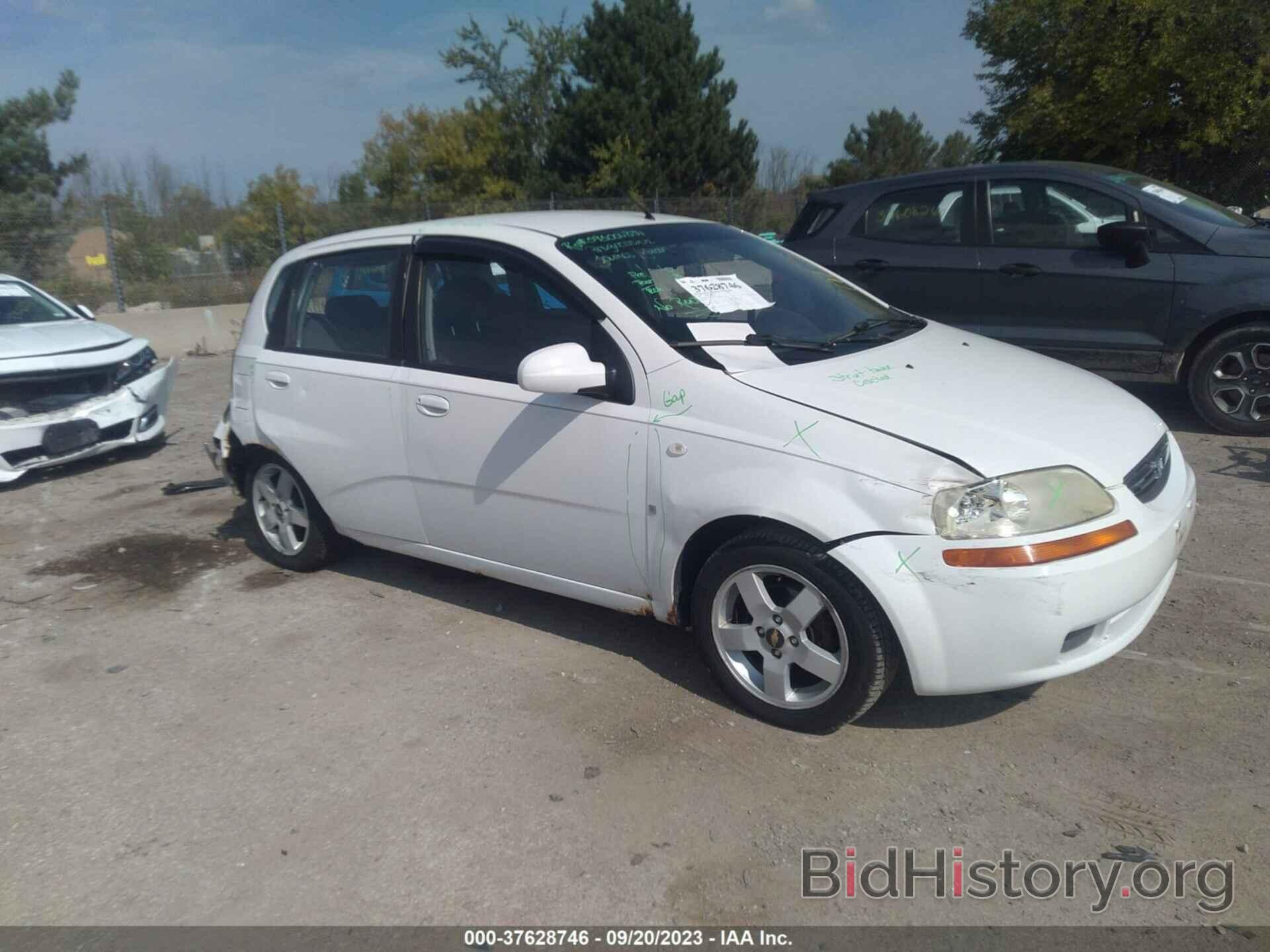 Photo KL1TD66657B750029 - CHEVROLET AVEO 2007