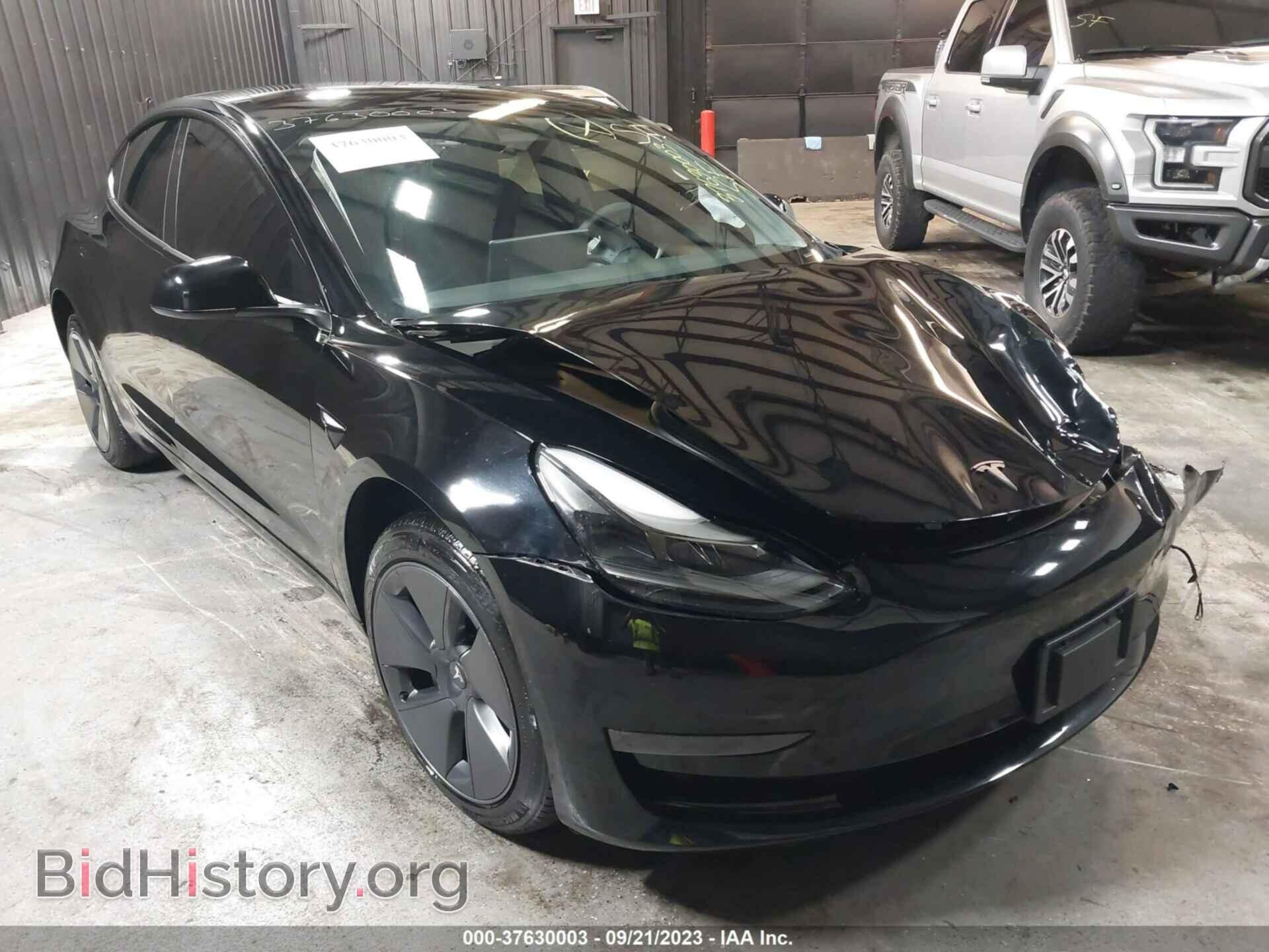 Photo 5YJ3E1EB5NF241205 - TESLA MODEL 3 2022