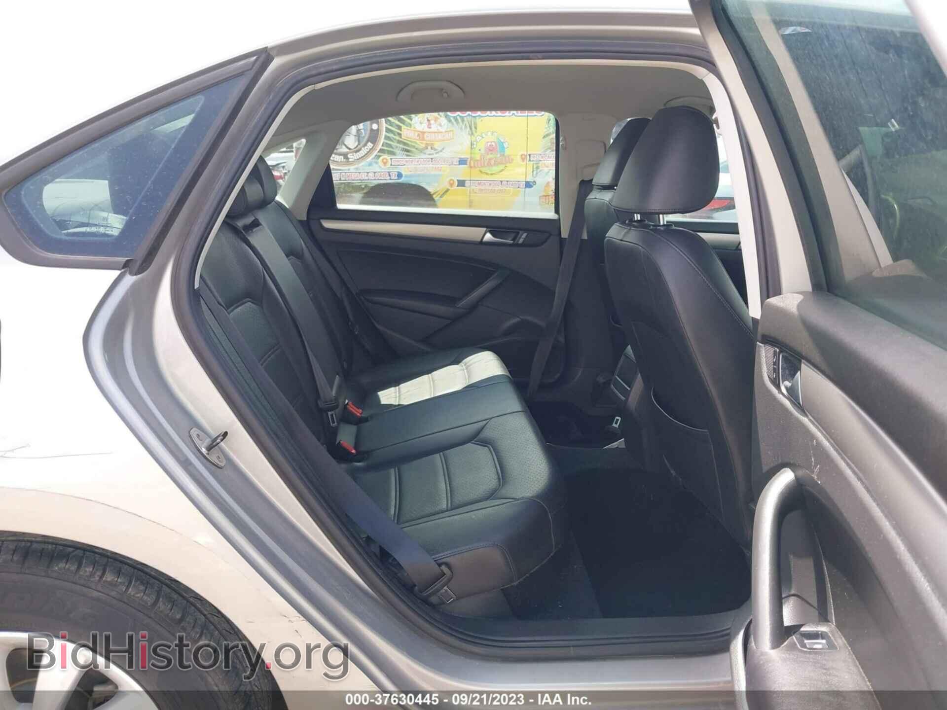 2013 VOLKSWAGEN PASSAT - VIN: 1VWAP7A37DC140176 - Фото 8