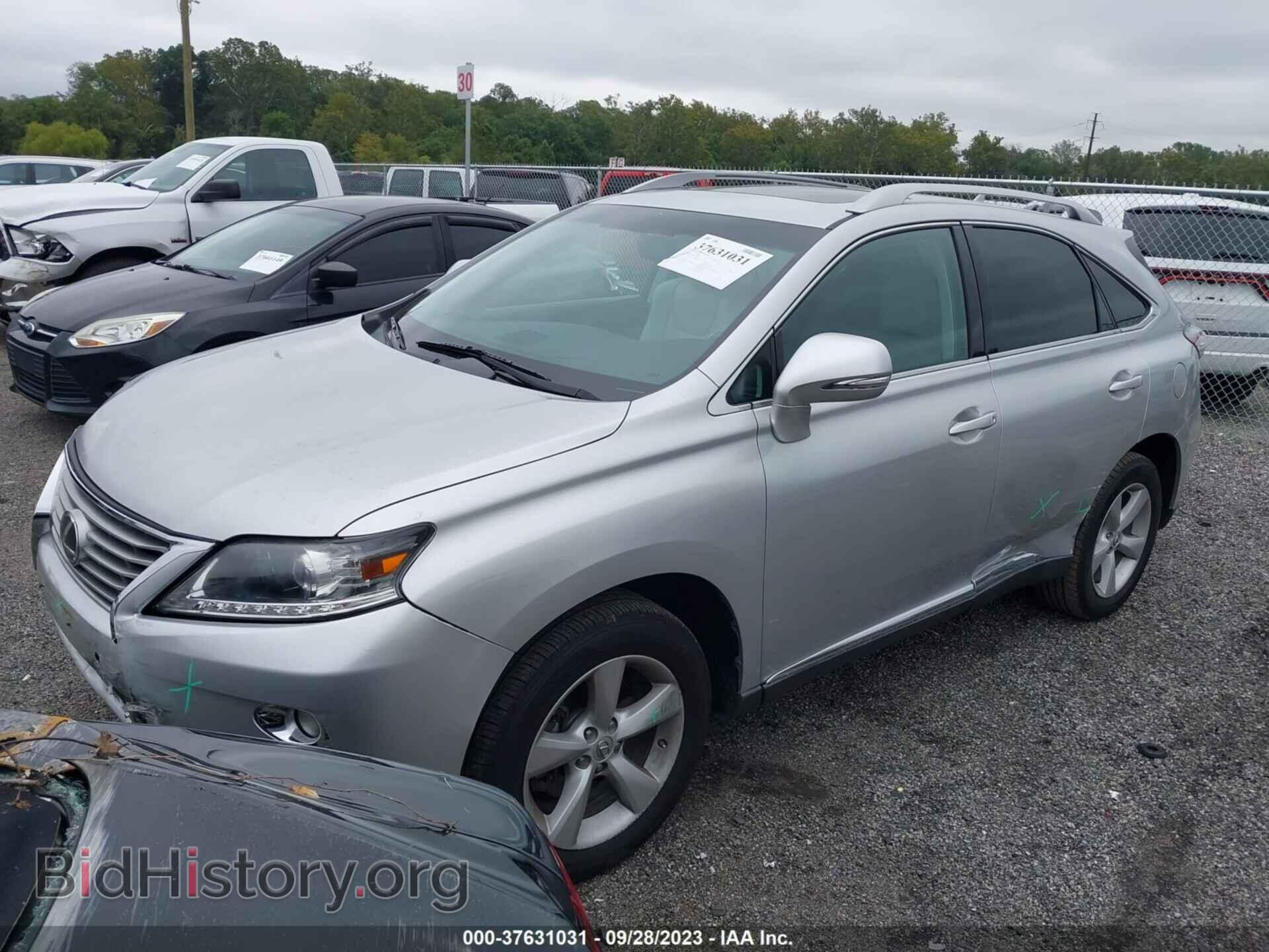 2013 LEXUS RX 350 - VIN: 2T2BK1BAXDC200065 - Фото 2