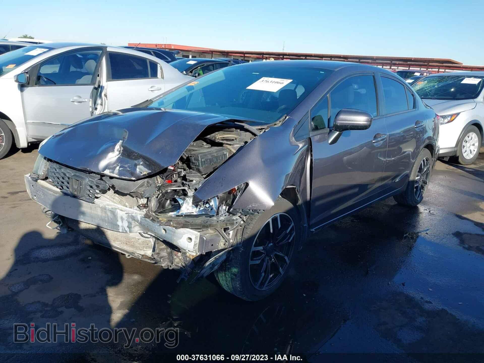 2014 HONDA CIVIC - VIN: 19XFB2F53EE011544 - Фото 2