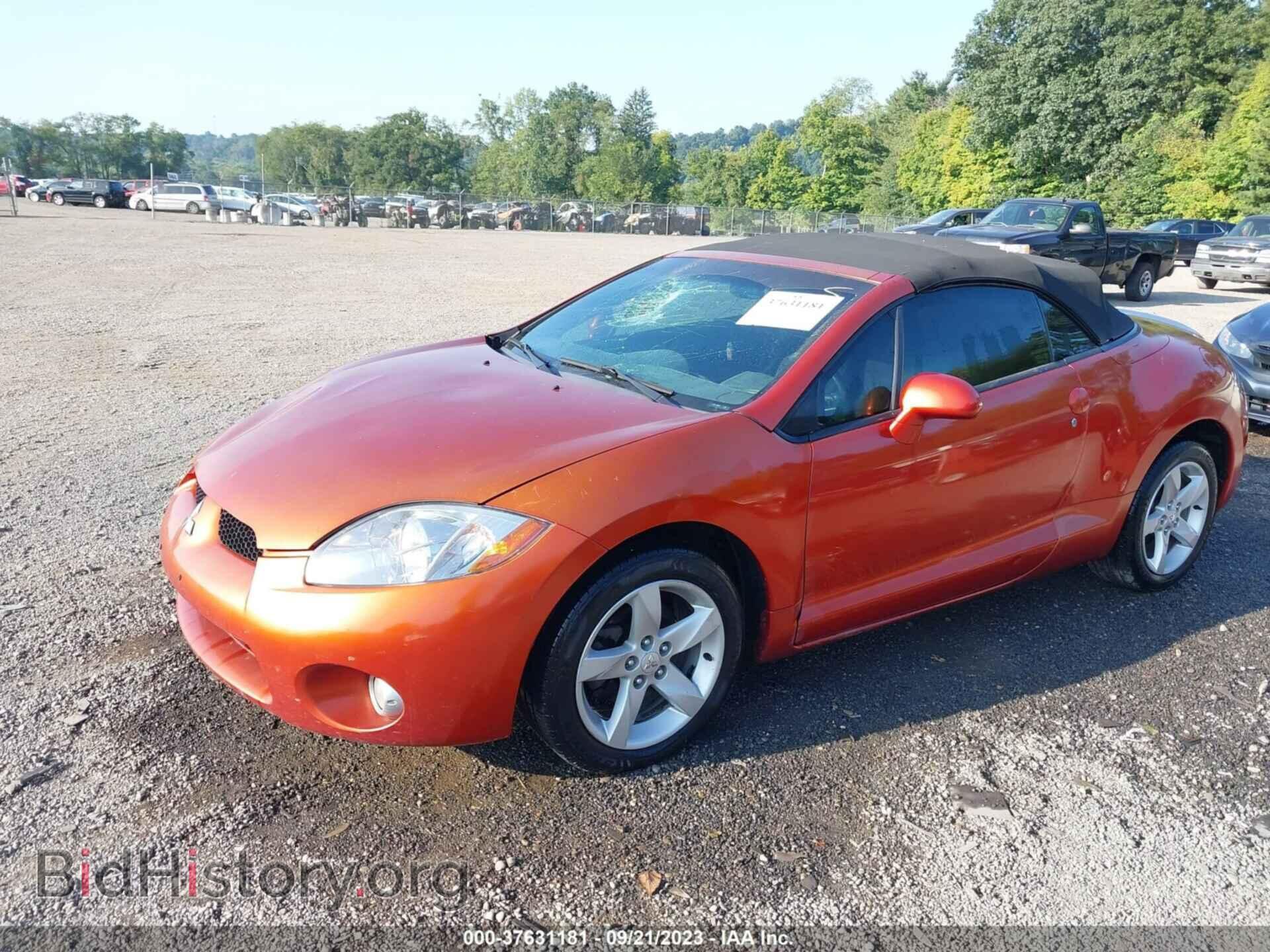 2007 MITSUBISHI ECLIPSE - VIN: 4A3AL25F47E001344 - Фото 2