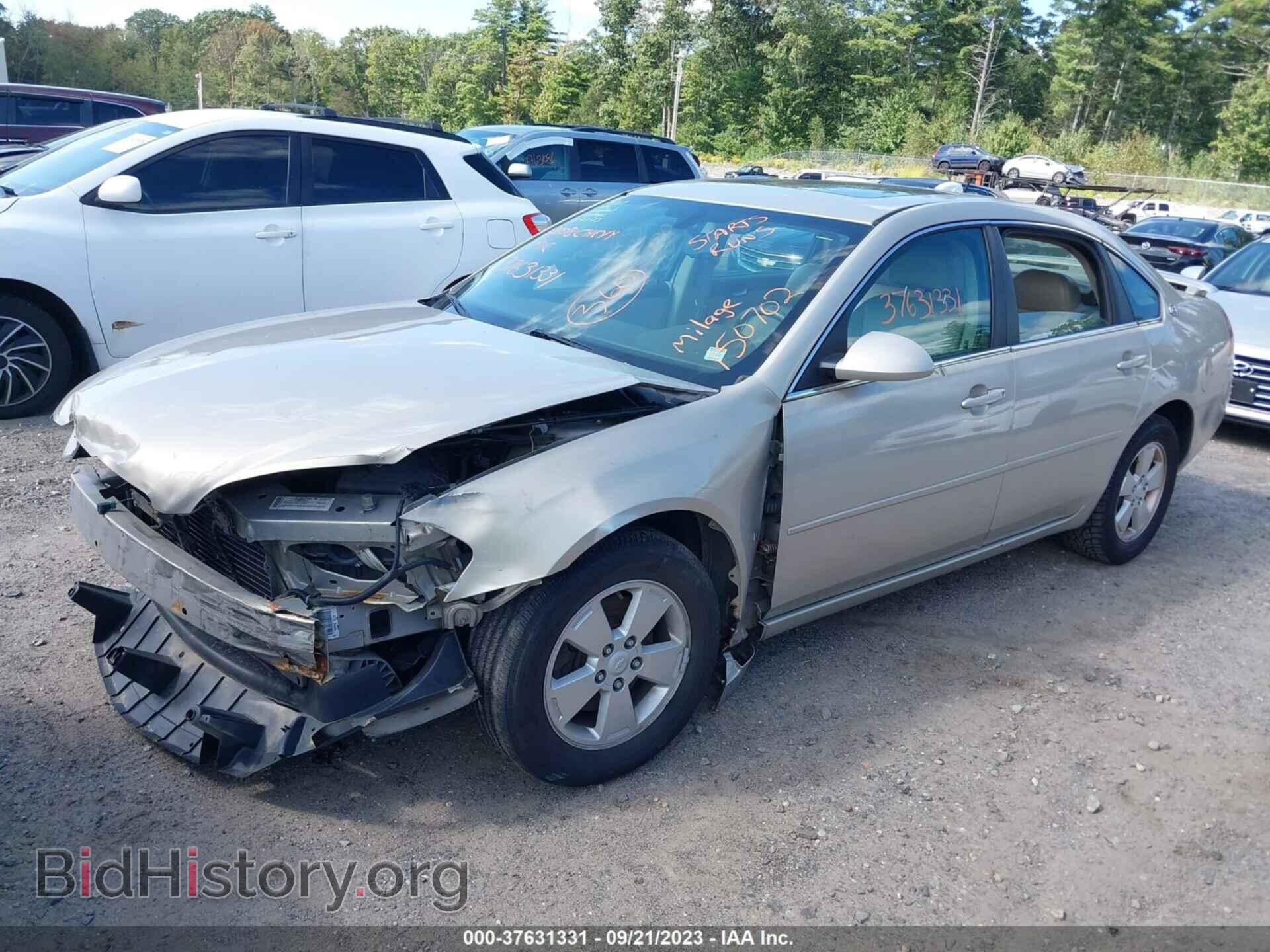 2008 CHEVROLET IMPALA - VIN: 2G1WT58N681378573 - Фото 2
