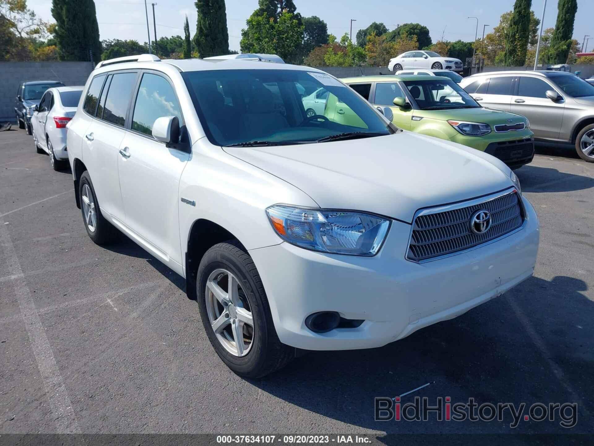 Photo JTEEW41AX92034978 - TOYOTA HIGHLANDER HYBRID 2009