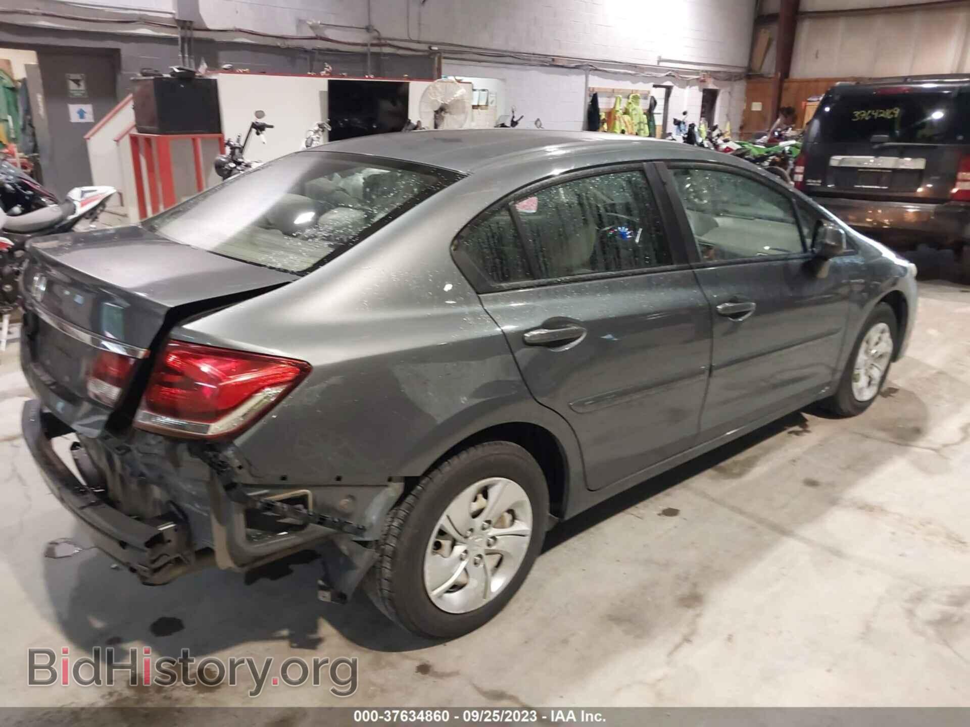 2013 HONDA CIVIC - VIN: 19XFB2F53DE031310 - Фото 4