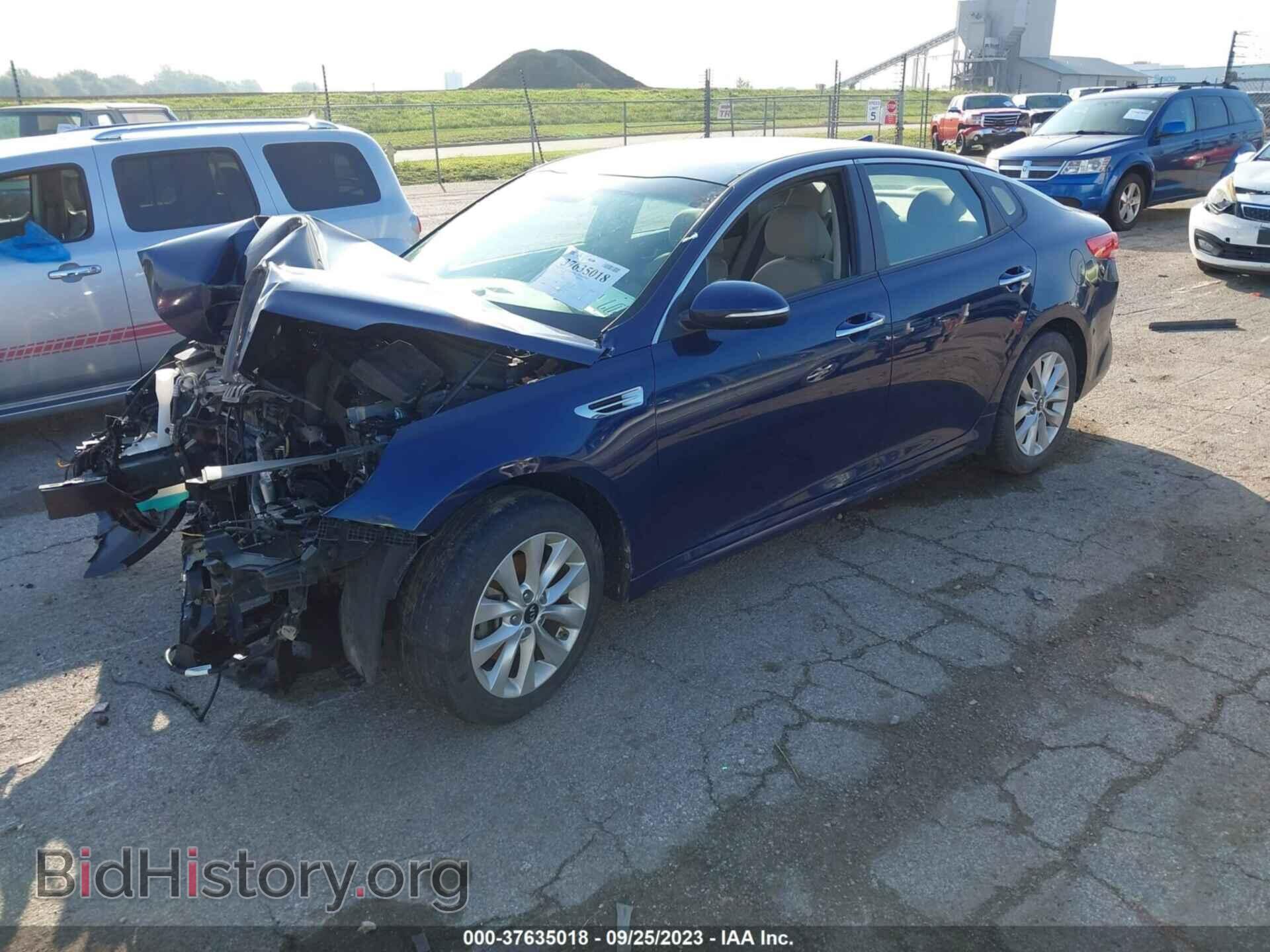 2016 KIA OPTIMA - VIN: 5XXGT4L38GG008665 - Фото 2