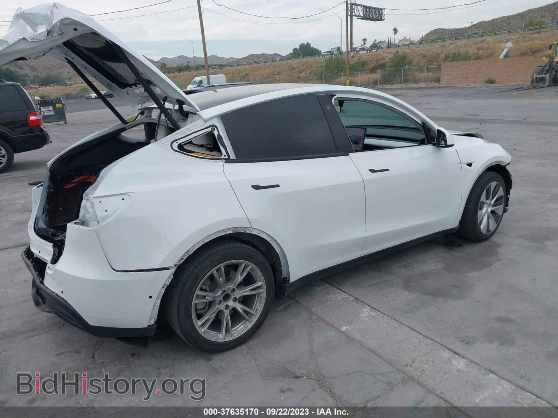 2021 TESLA MODEL Y - VIN: 5YJYGAEE5MF158205 - Photo 4