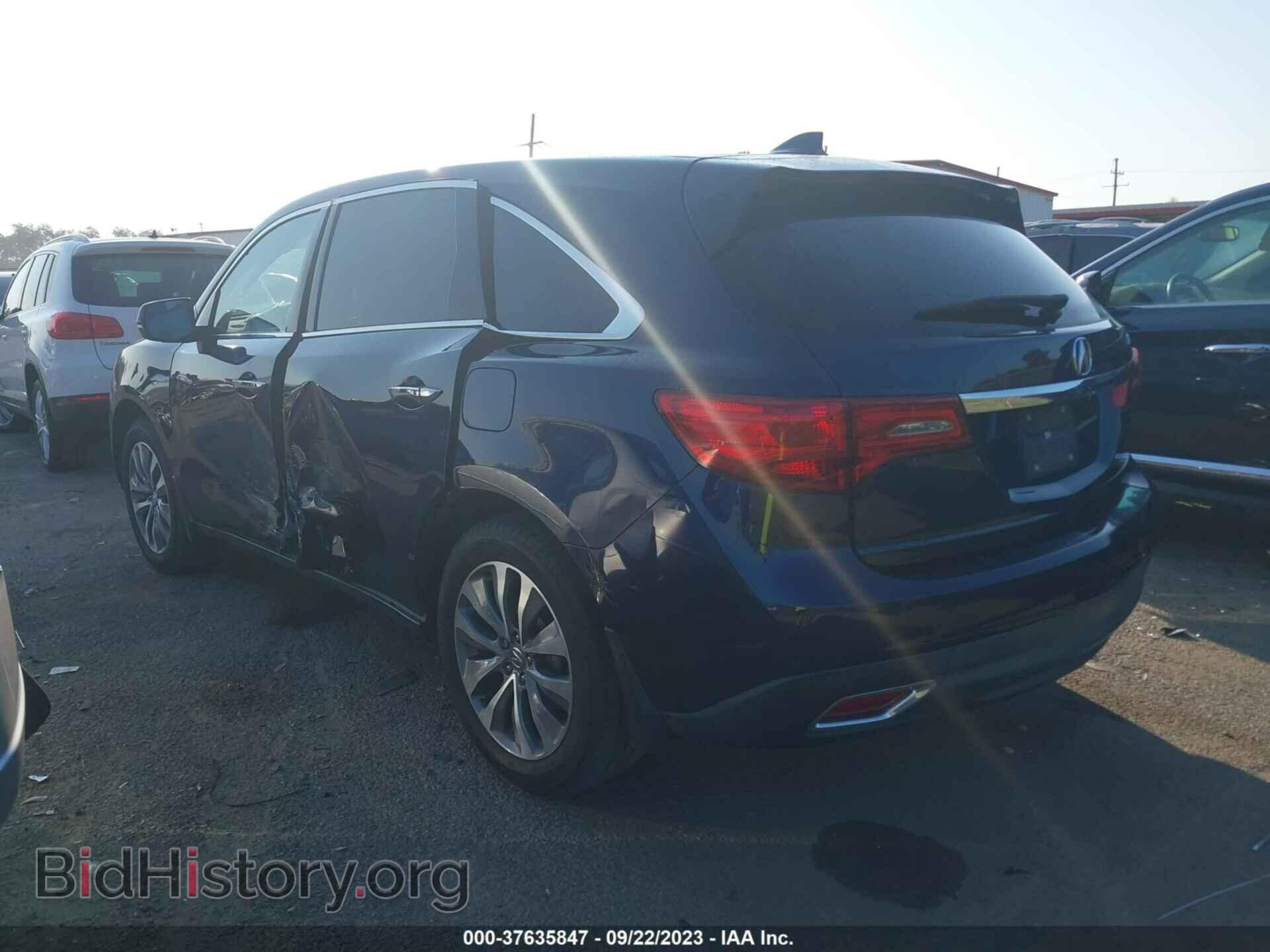 2014 ACURA MDX - VIN: 5FRYD3H48EB009245 - Photo 3