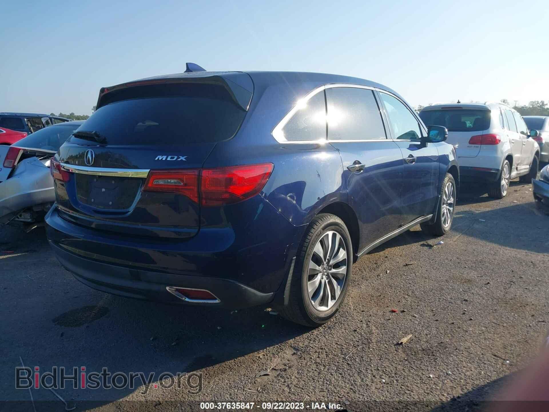2014 ACURA MDX - VIN: 5FRYD3H48EB009245 - Photo 4