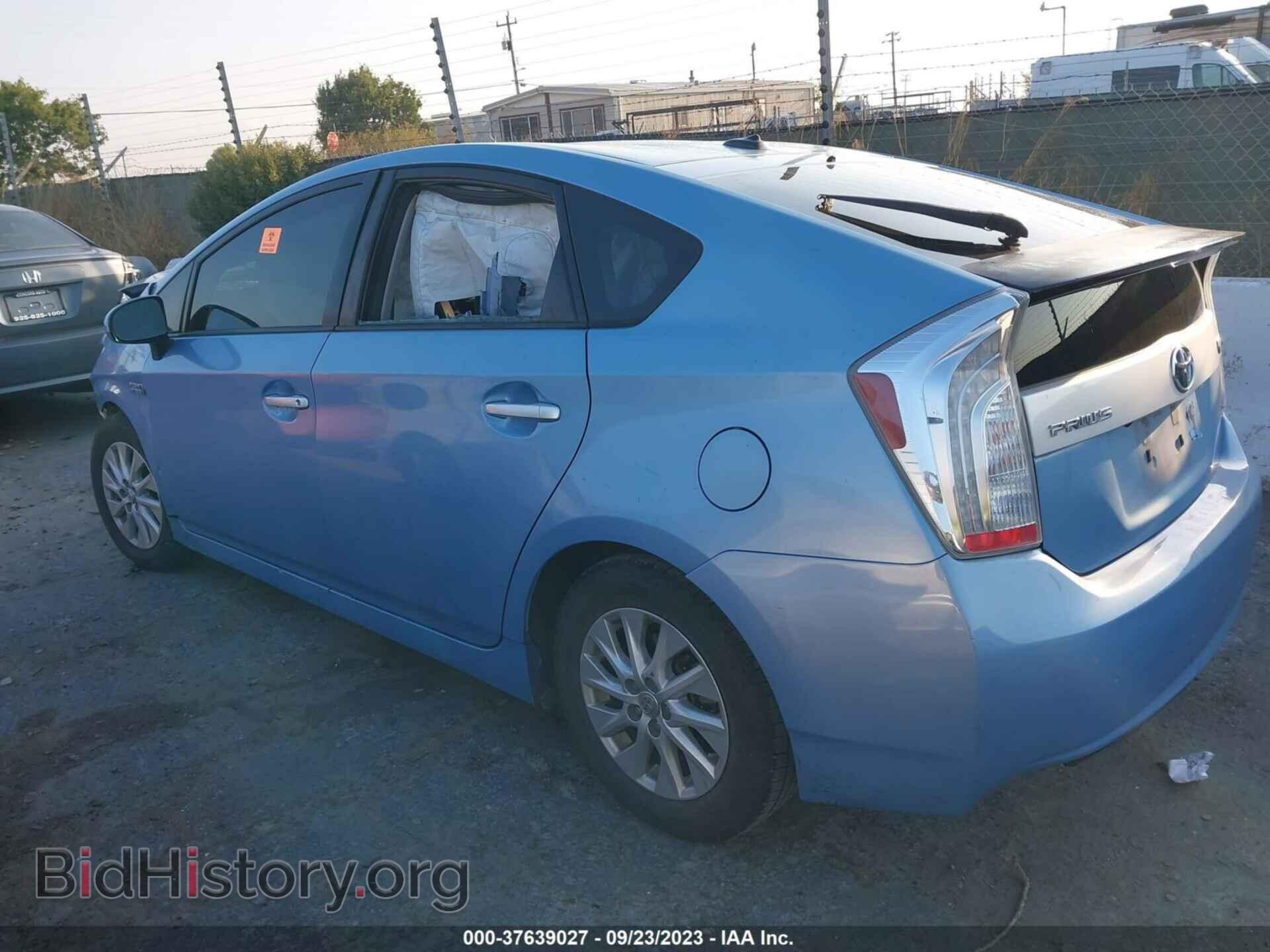 2012 TOYOTA PRIUS PLUG-IN - VIN: JTDKN3DP8C3029185 - Фото 3
