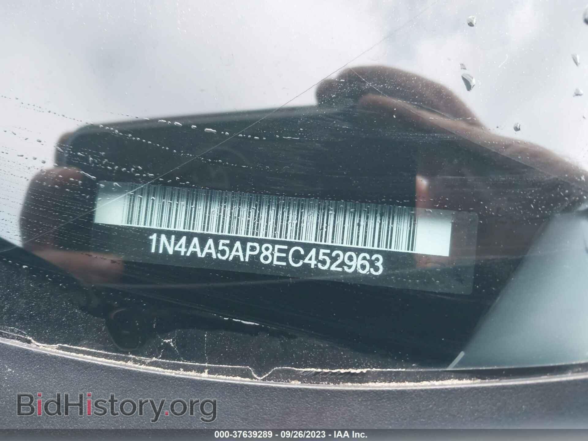 2014 NISSAN MAXIMA - VIN: 1N4AA5AP8EC452963 - Фото 9