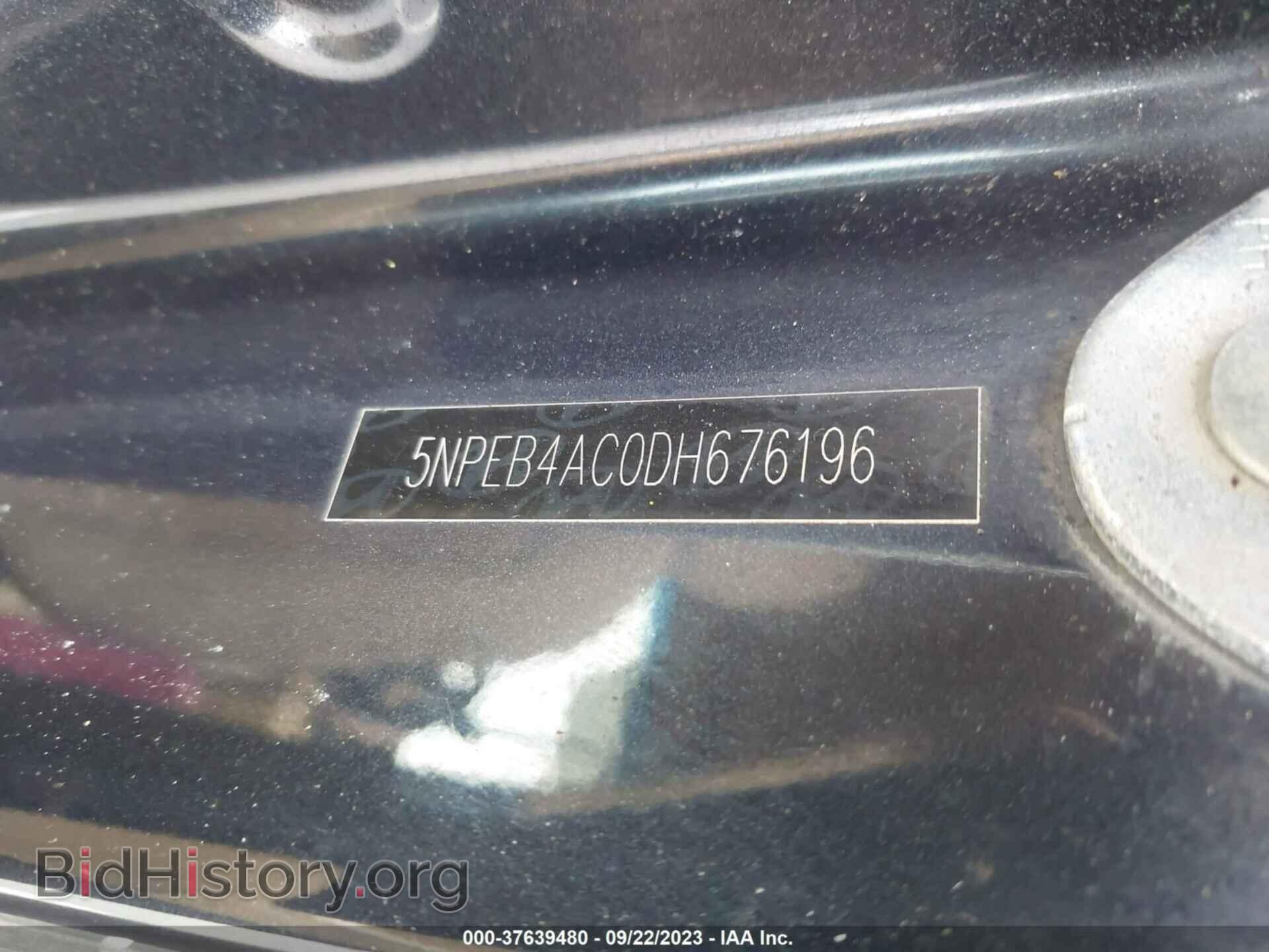 2013 HYUNDAI SONATA - VIN: 5NPEB4AC0DH676196 - Photo 9