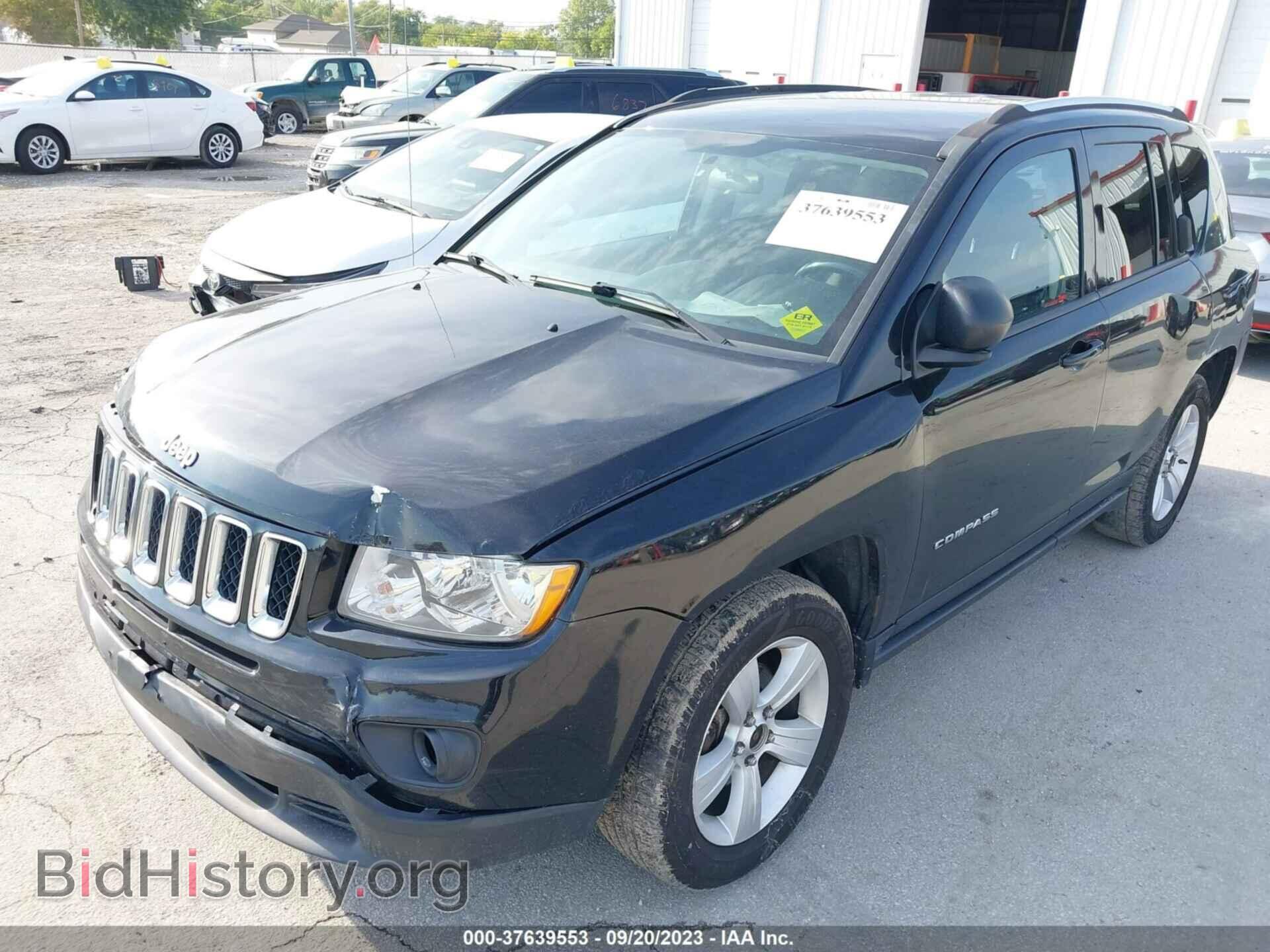 2012 JEEP COMPASS - VIN: 1C4NJDEB0CD604908 - Фото 2