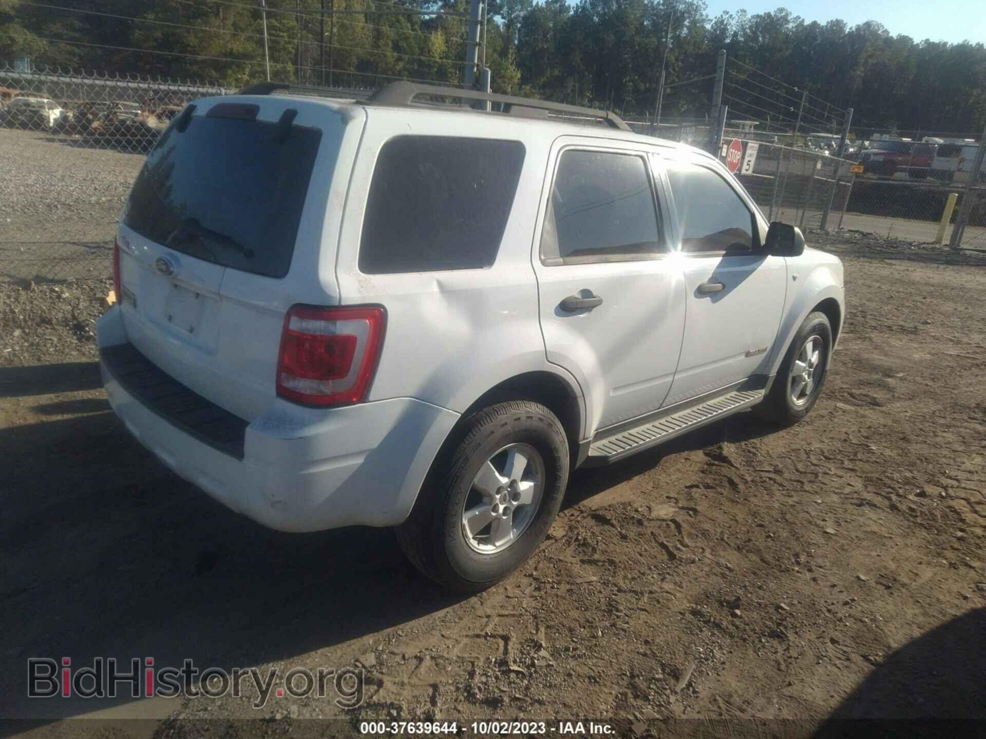 2008 FORD ESCAPE - VIN: 1FMCU03138KC06401 - Фото 4
