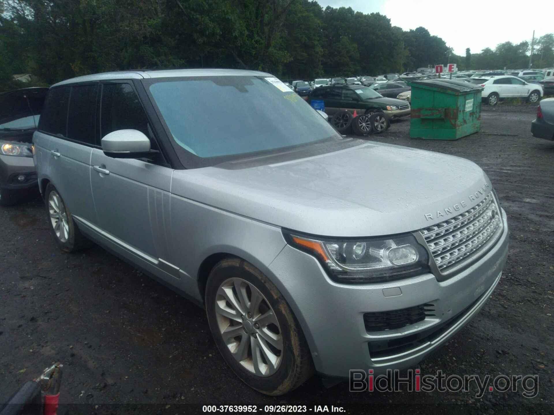 Фотография SALGS2VF5GA256648 - LAND ROVER RANGE ROVER 2016