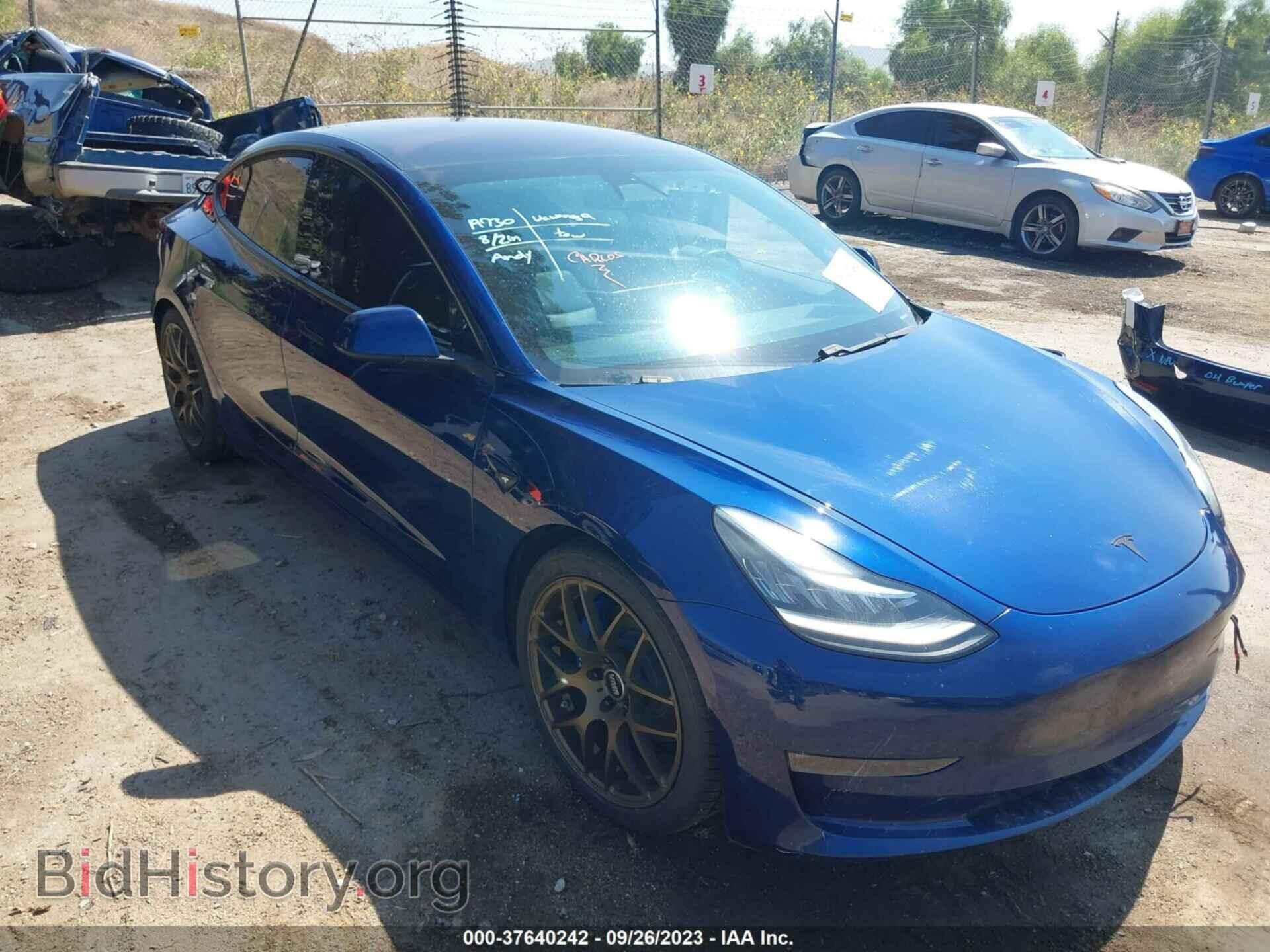 Photo 5YJ3E1EA8JF076610 - TESLA MODEL 3 2018