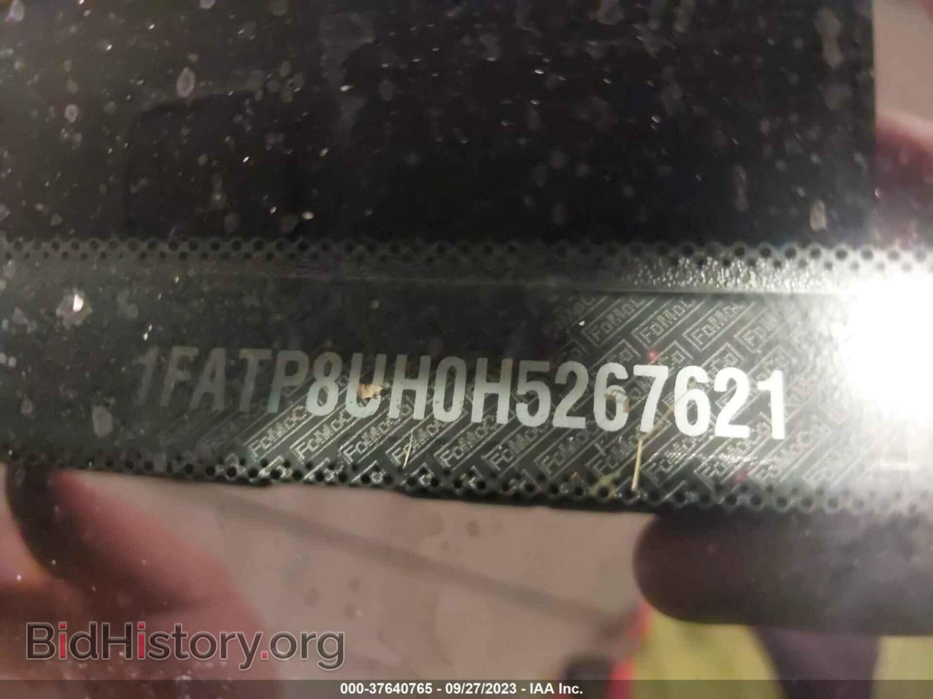 2017 FORD MUSTANG - VIN: 1FATP8UH0H5267621 - Фото 9