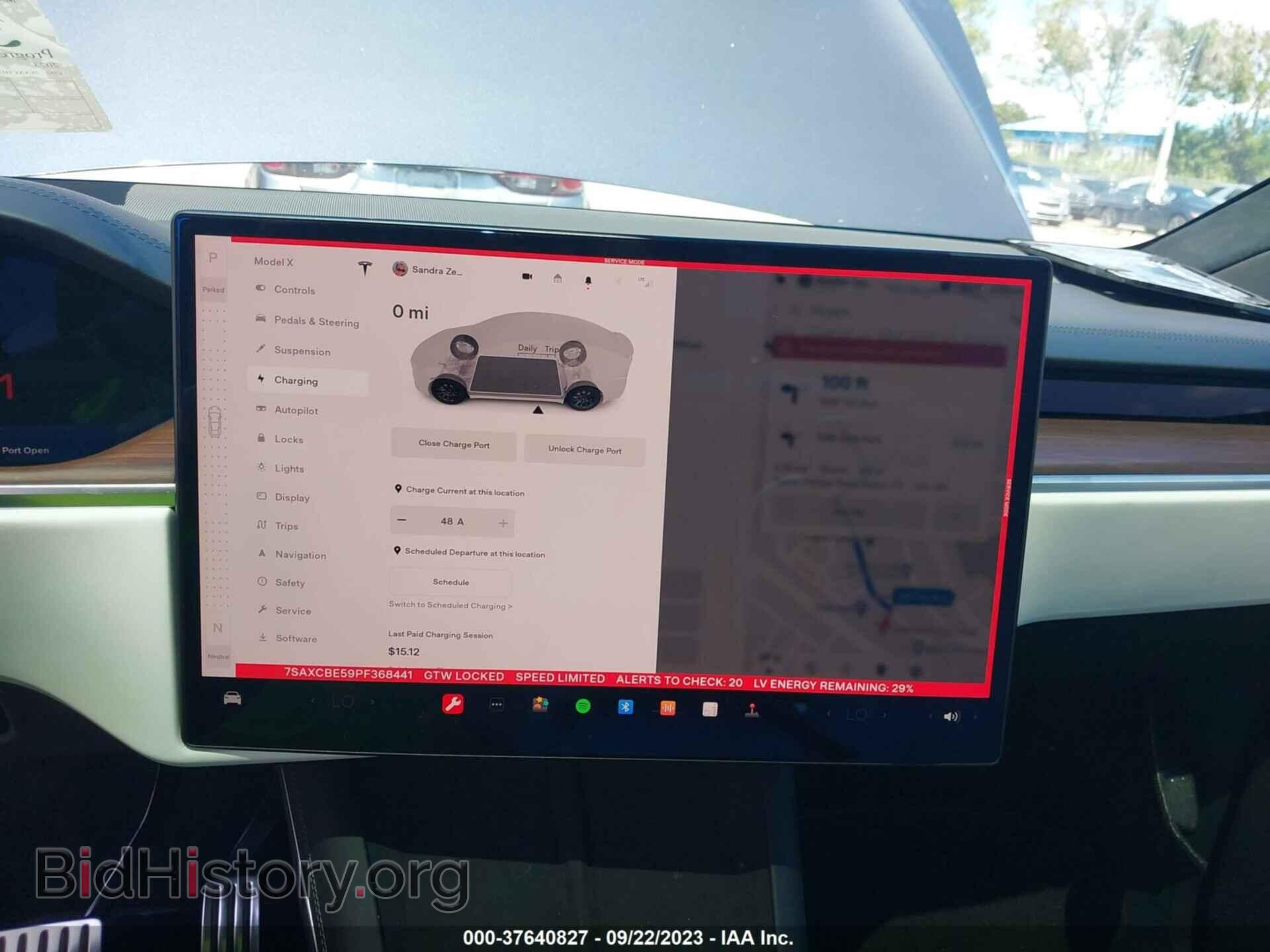 2023 TESLA MODEL X - VIN: 7SAXCBE59PF368441 - Photo 17