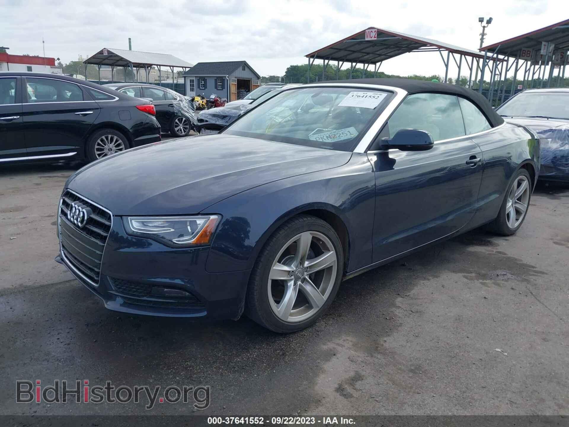2013 AUDI A5 - VIN: WAULFAFH0DN005770 - Фото 2