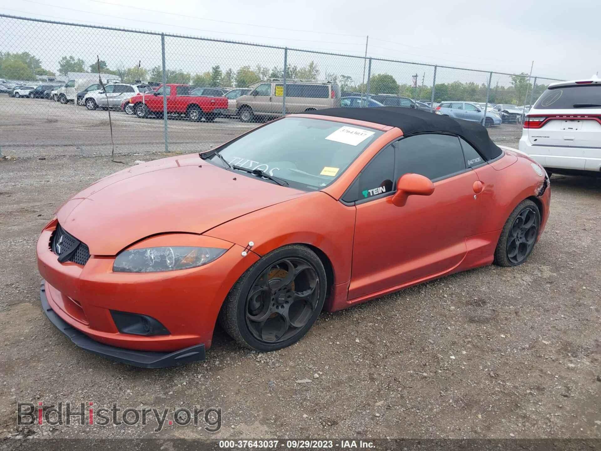 2011 MITSUBISHI ECLIPSE - VIN: 4A37L3ET7BE005242 - Фото 2