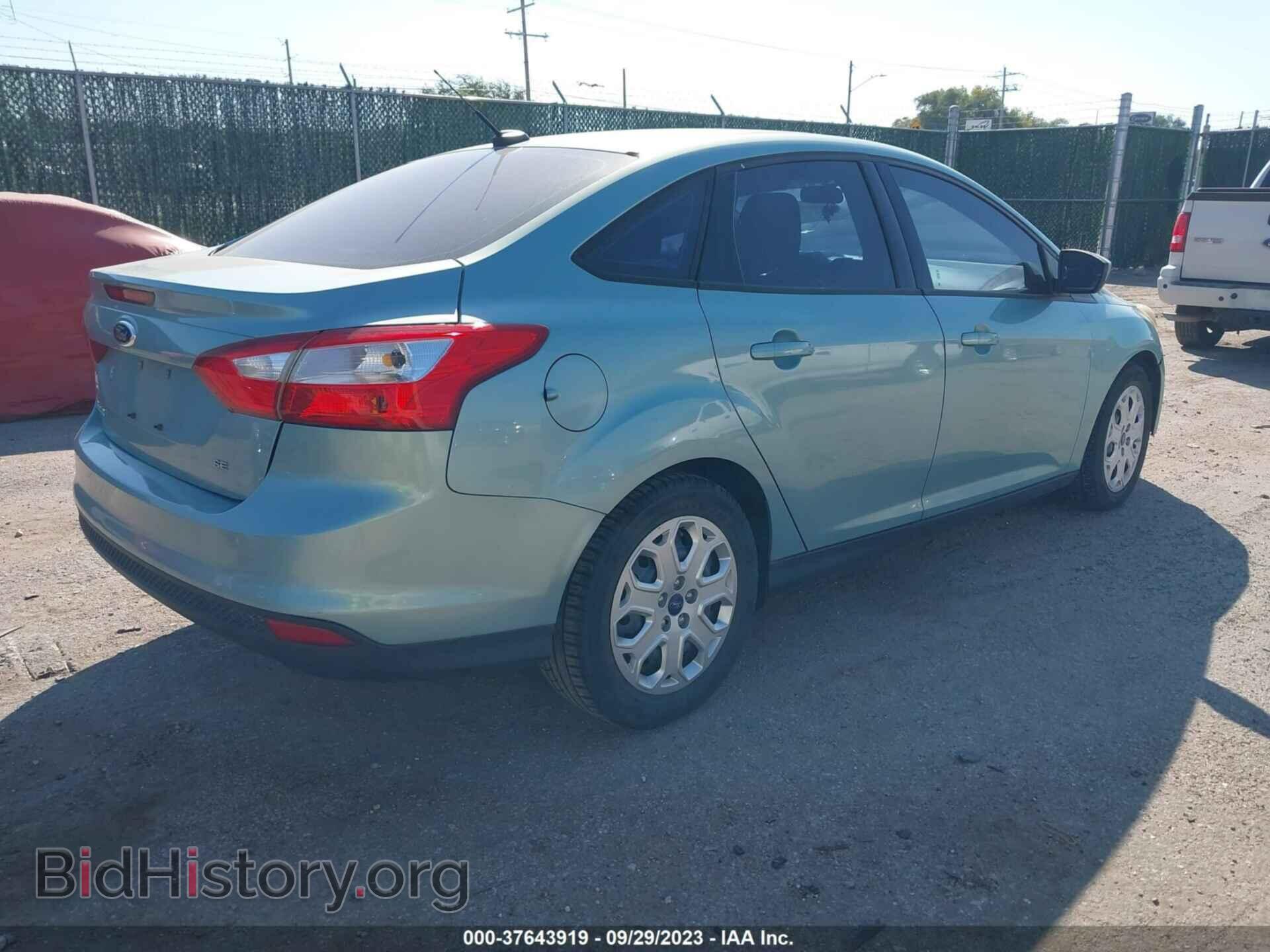 2012 FORD FOCUS - VIN: 1FAHP3F2XCL324123 - Фото 4