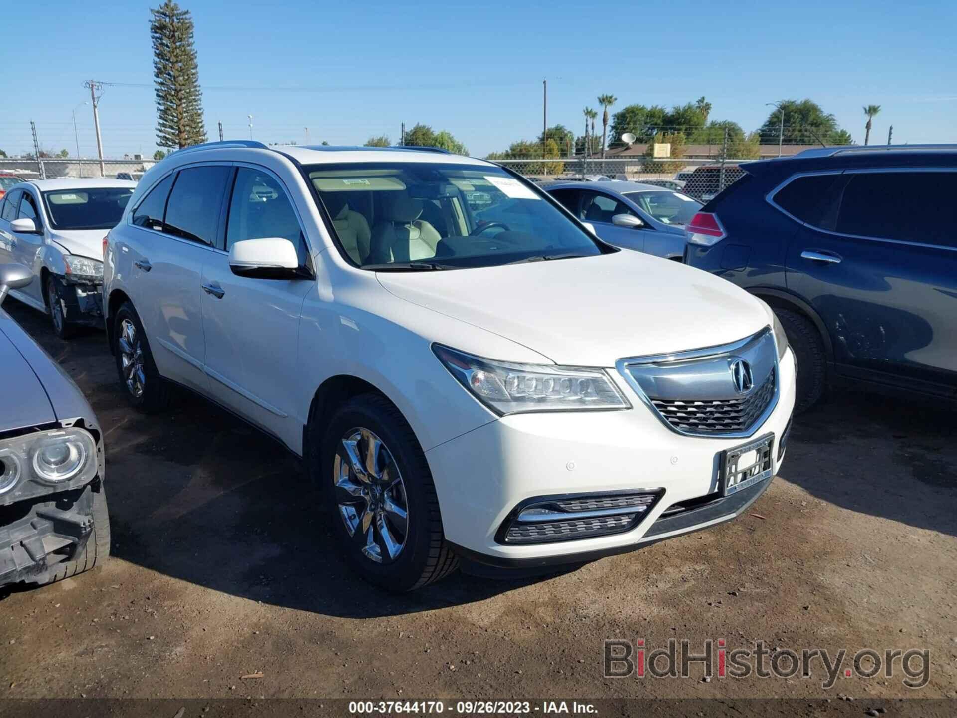 Фотография 5FRYD4H85EB001919 - ACURA MDX 2014