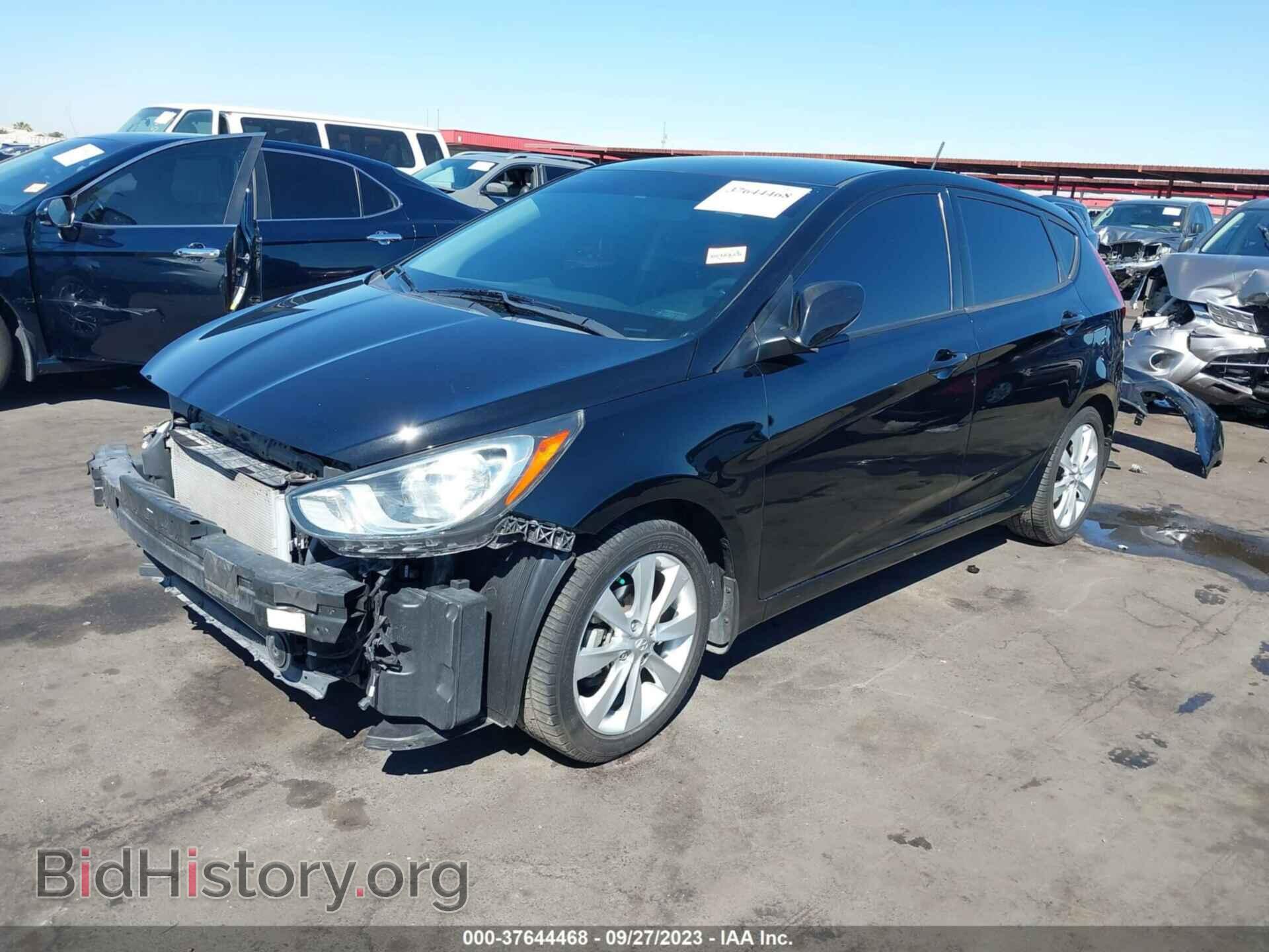 2013 HYUNDAI ACCENT - VIN: KMHCU5AE2DU076936 - Фото 2
