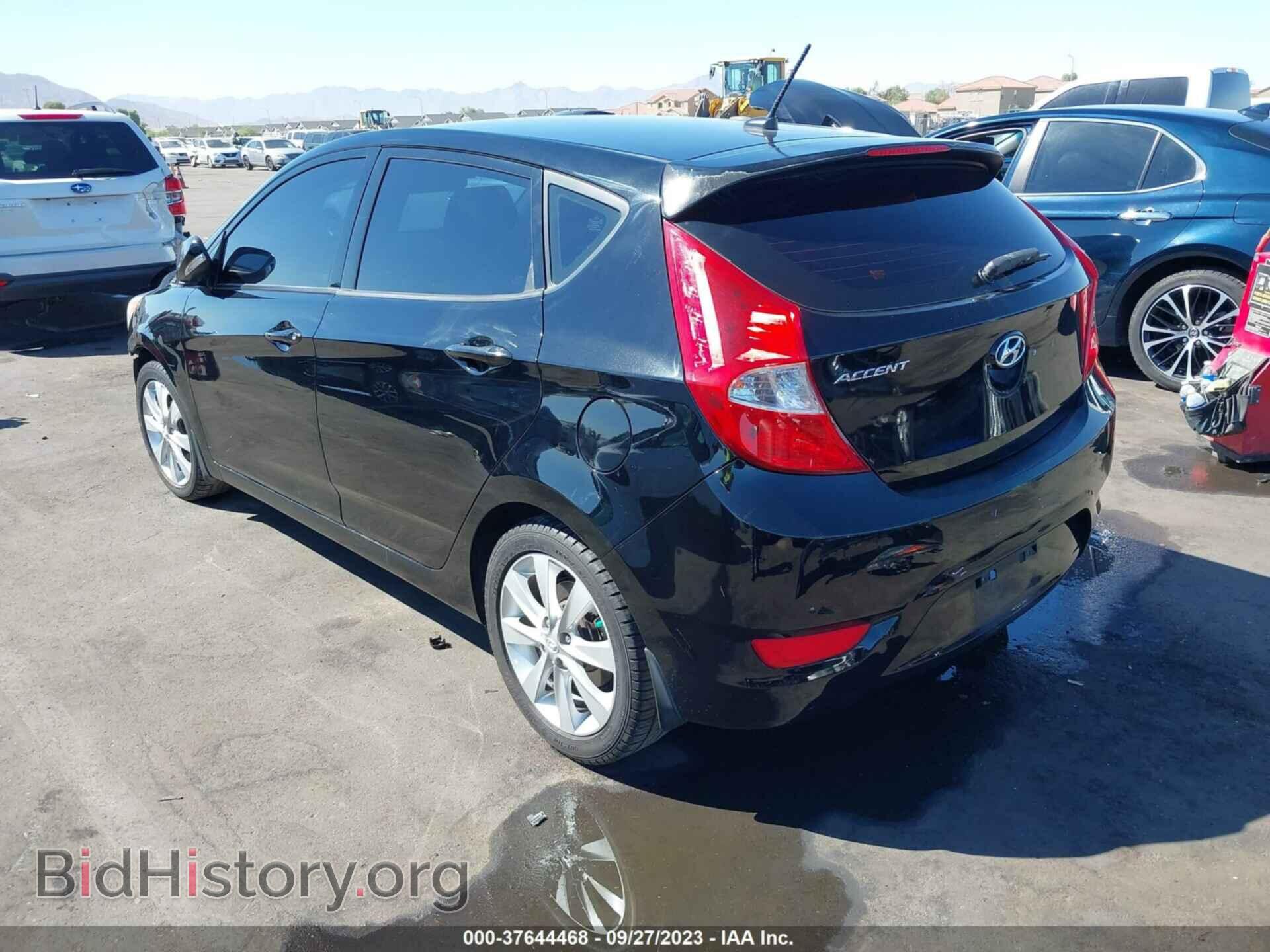 2013 HYUNDAI ACCENT - VIN: KMHCU5AE2DU076936 - Фото 3