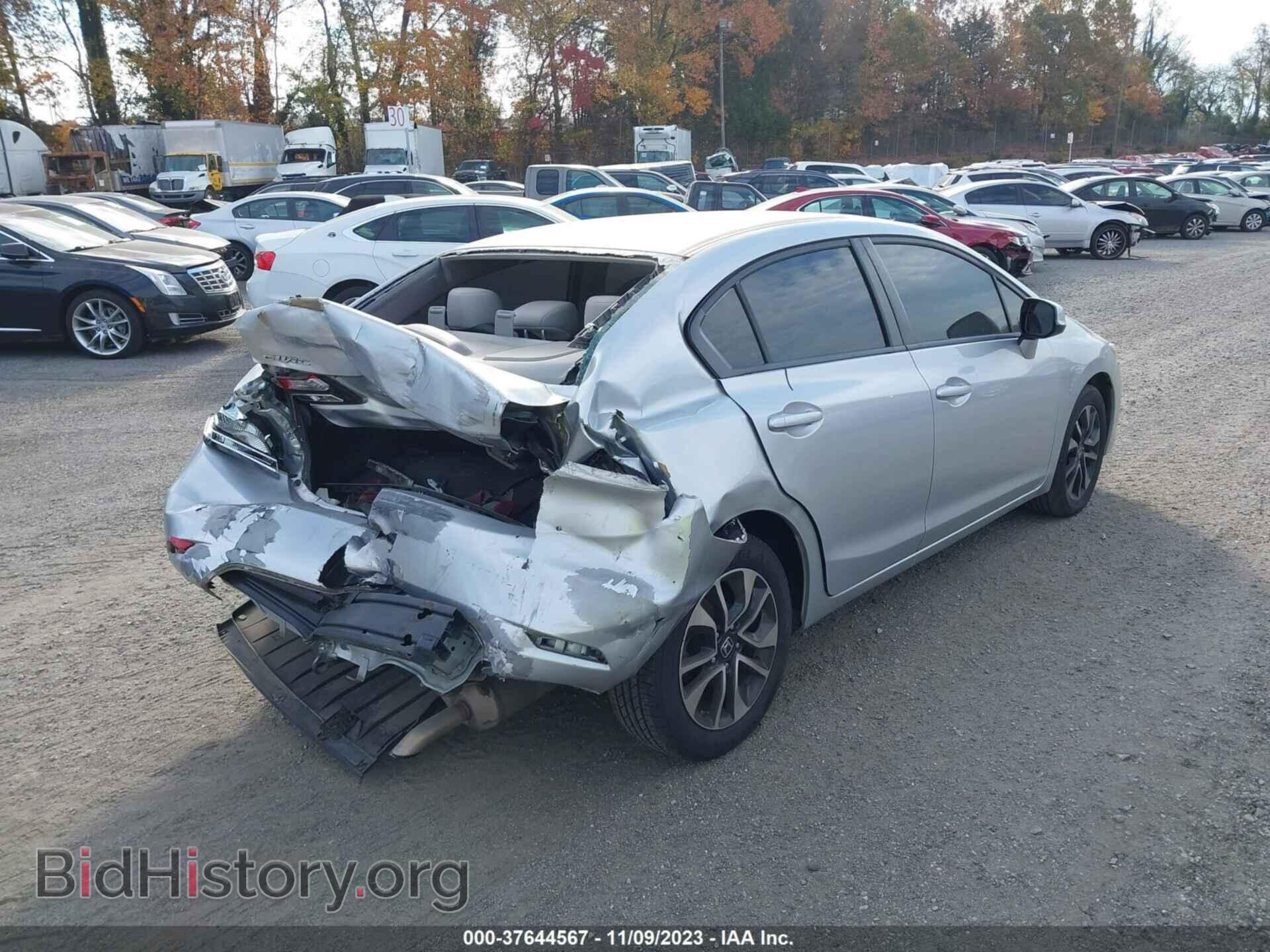 2013 HONDA CIVIC - VIN: 19XFB2F89DE041253 - Фото 4