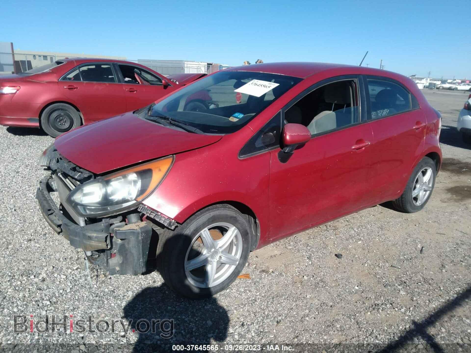 2013 KIA RIO - VIN: KNADM5A31D6228875 - Фото 2