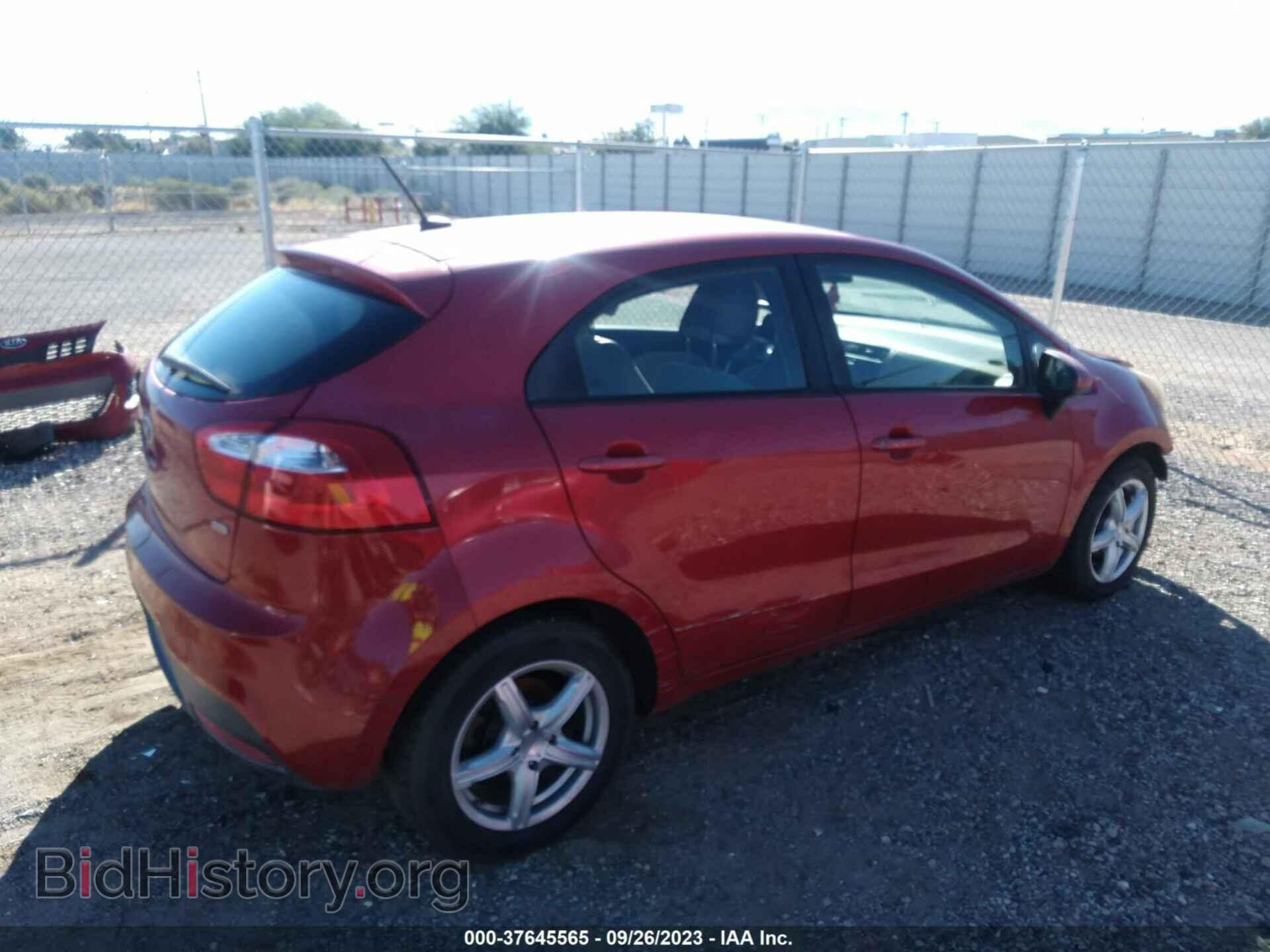 2013 KIA RIO - VIN: KNADM5A31D6228875 - Фото 4