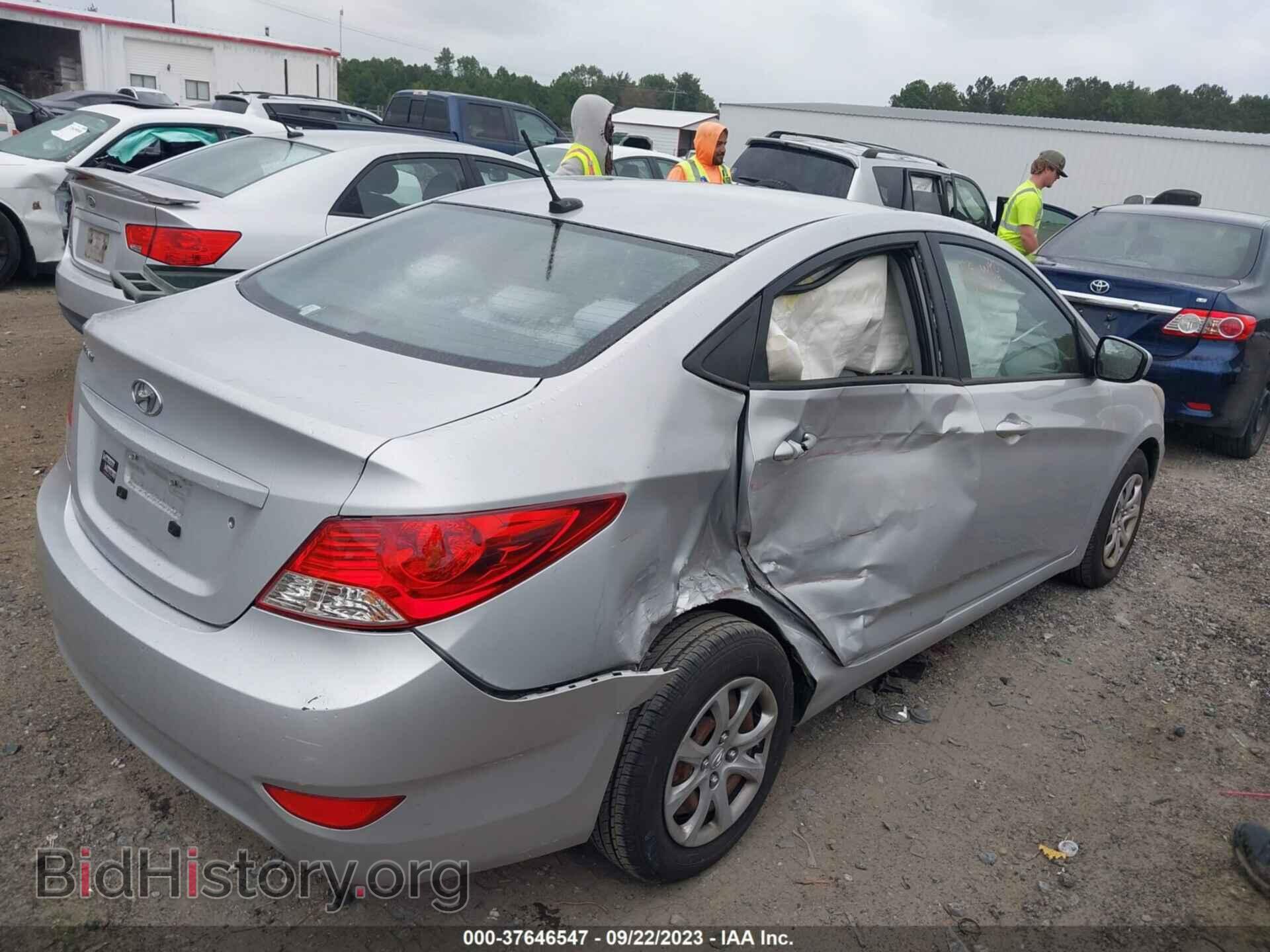 2014 HYUNDAI ACCENT - VIN: KMHCT4AE2EU691663 - Фото 4