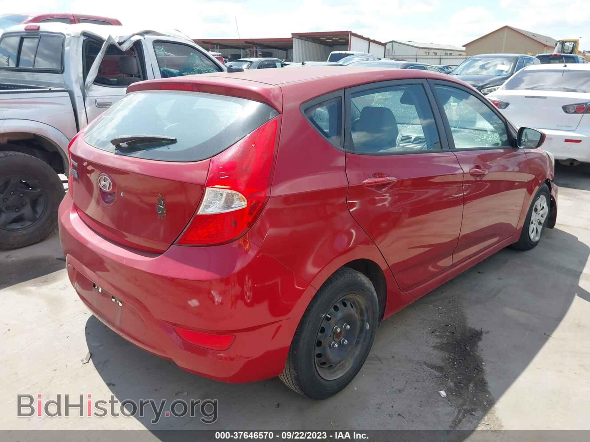 2017 HYUNDAI ACCENT - VIN: KMHCT5AE6HU363432 - Фото 4