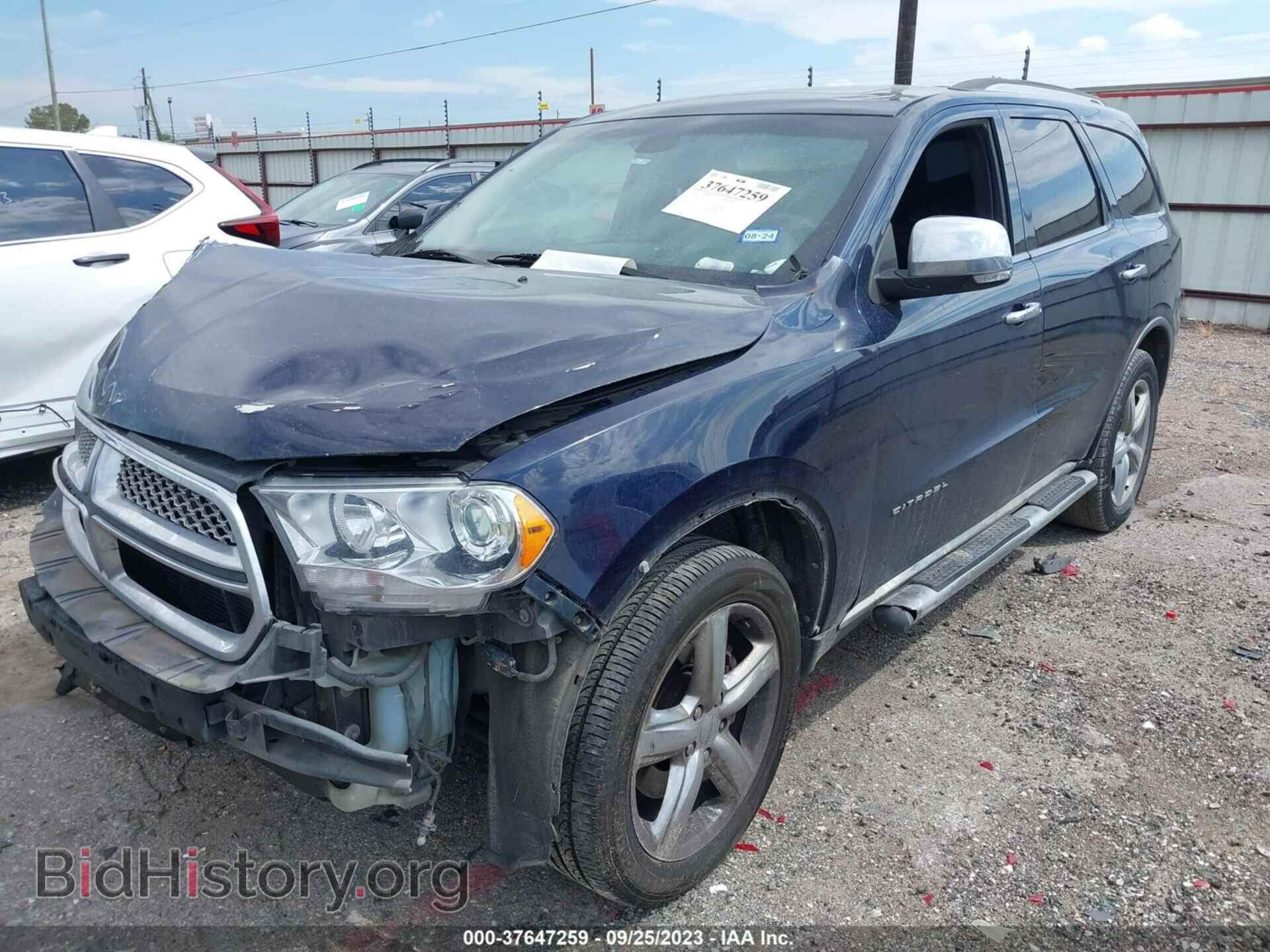 2012 DODGE DURANGO - VIN: 1C4RDHEG4CC321042 - Фото 2