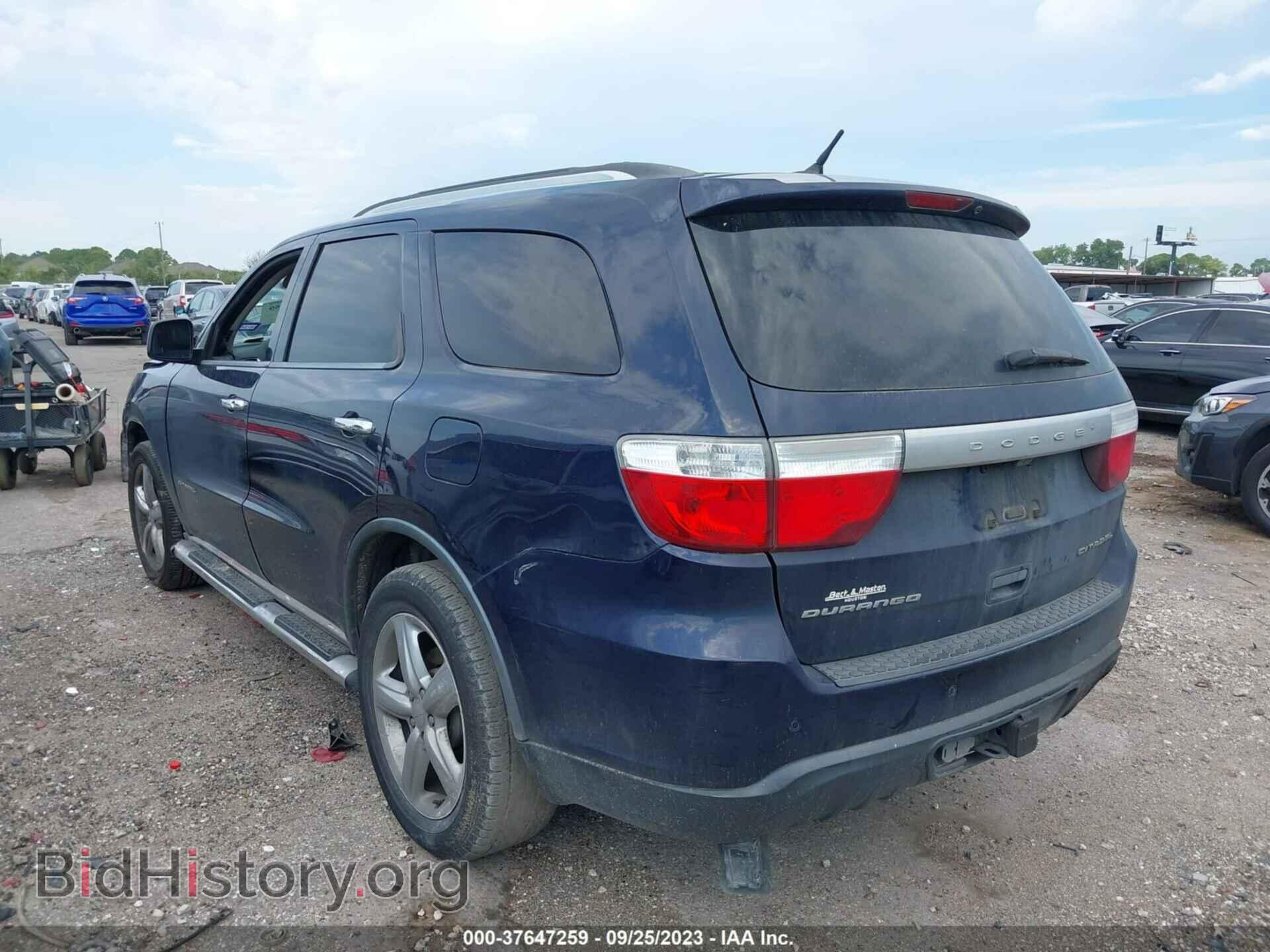 2012 DODGE DURANGO - VIN: 1C4RDHEG4CC321042 - Фото 3