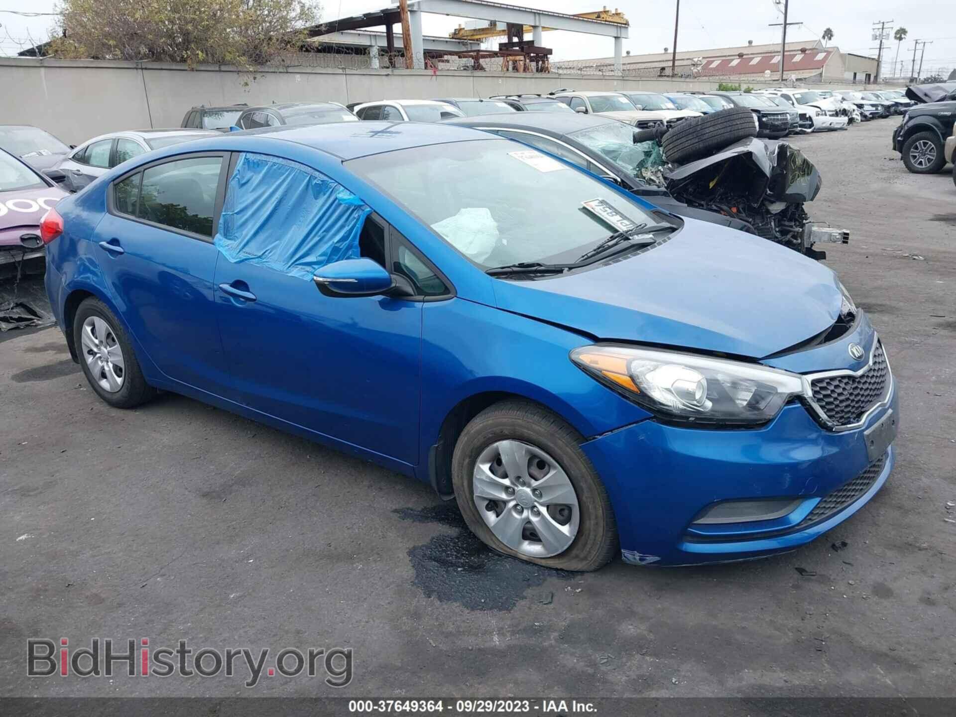 Photo KNAFX4A65F5284427 - KIA FORTE 2015