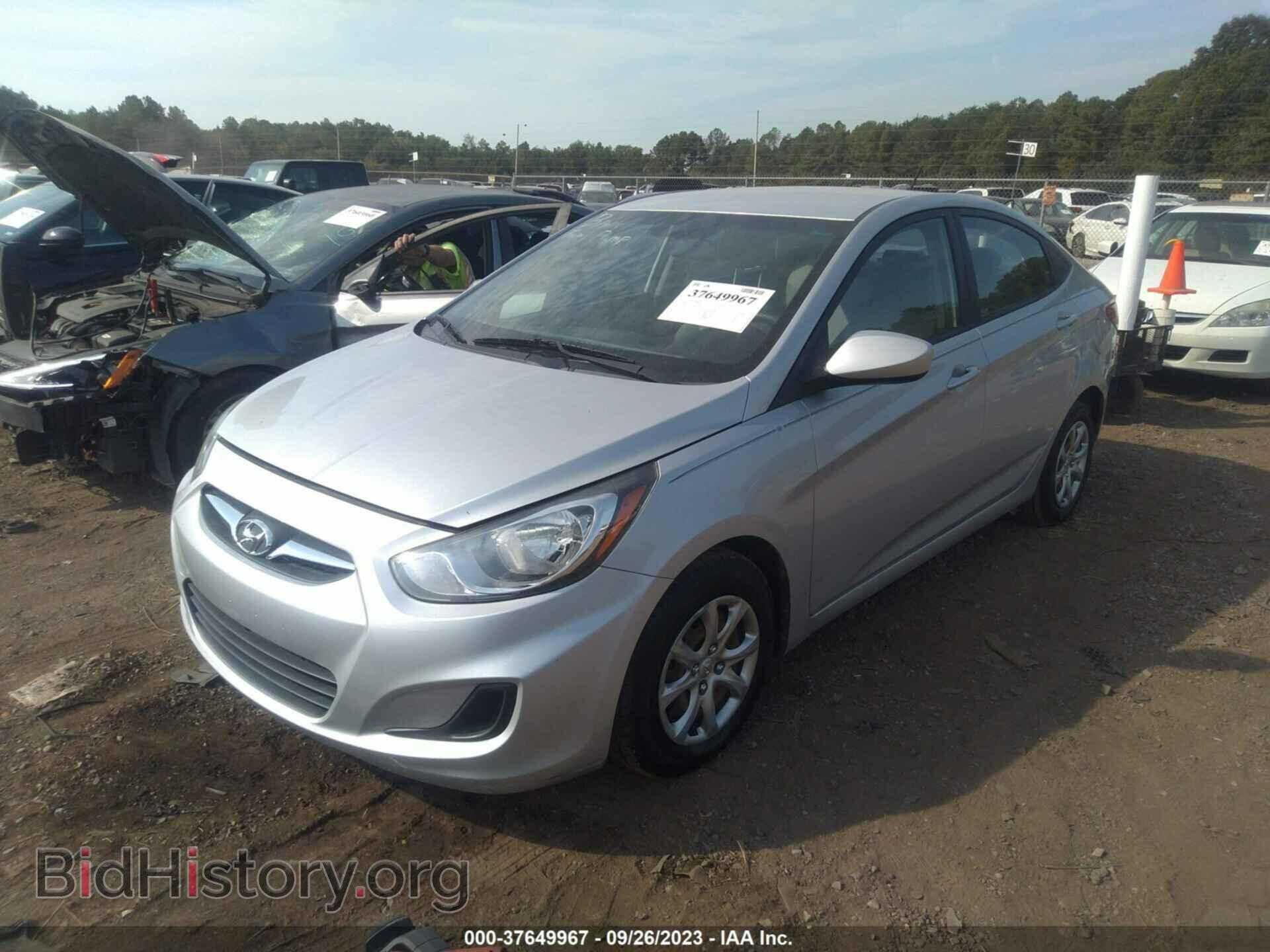 2013 HYUNDAI ACCENT - VIN: KMHCT4AE7DU475743 - Фото 2
