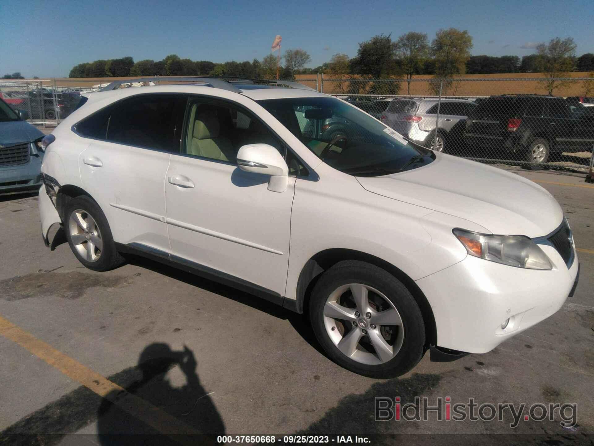 Photo 2T2BK1BA3CC122937 - LEXUS RX 350 2012