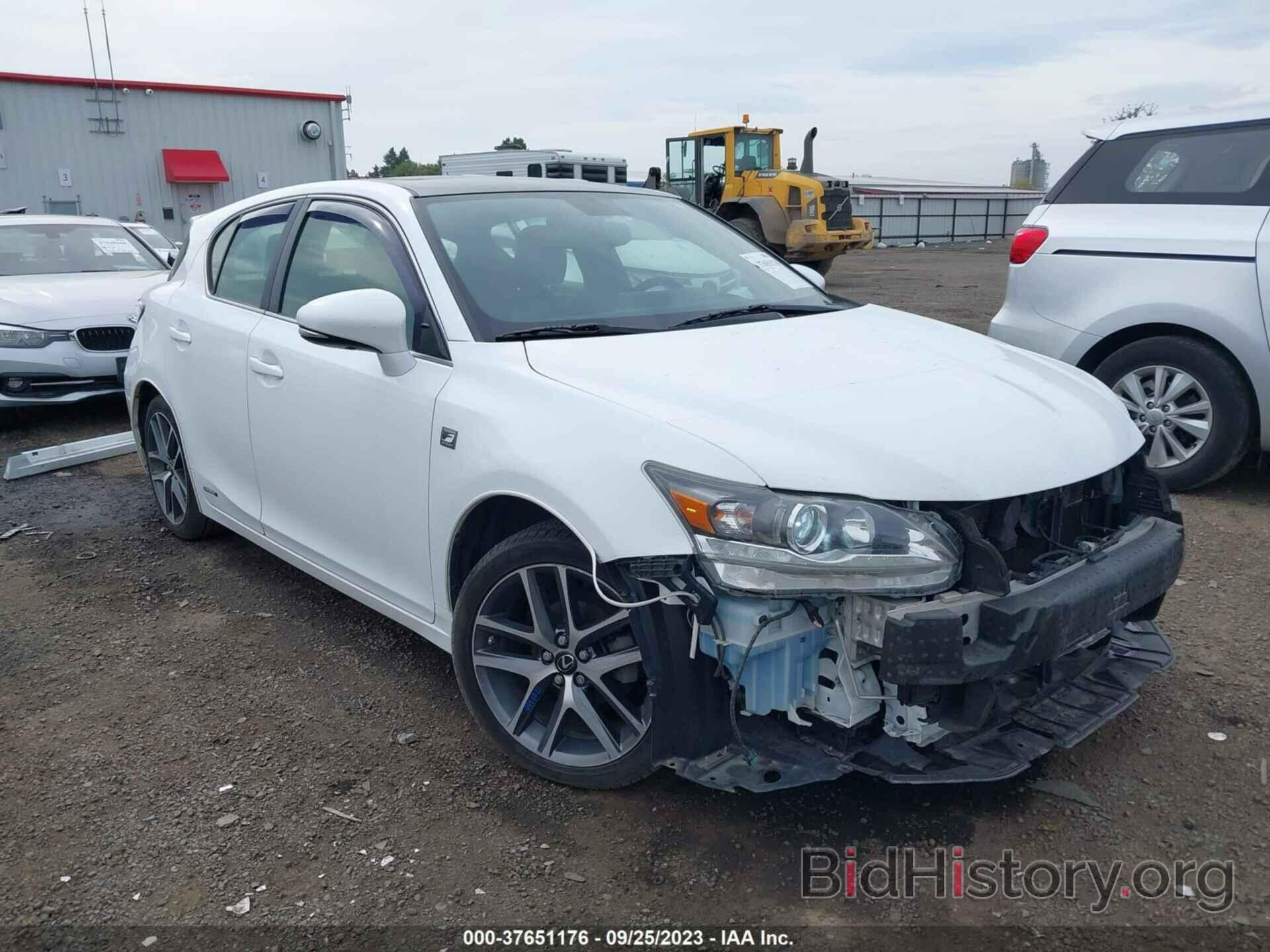 Photo JTHKD5BH3E2193283 - LEXUS CT 200H 2014