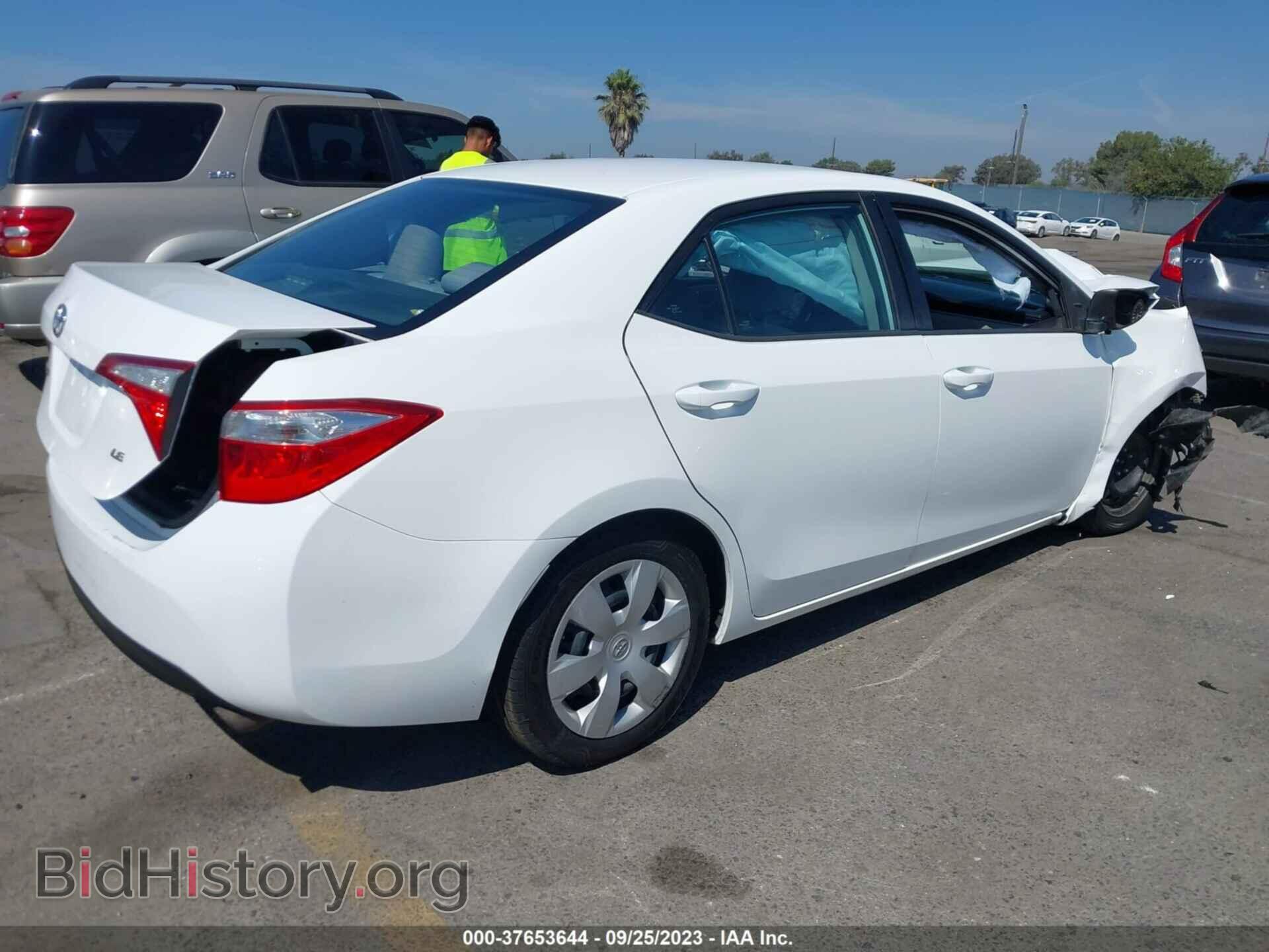 2014 TOYOTA COROLLA - VIN: 5YFBURHE0EP109461 - Фото 3