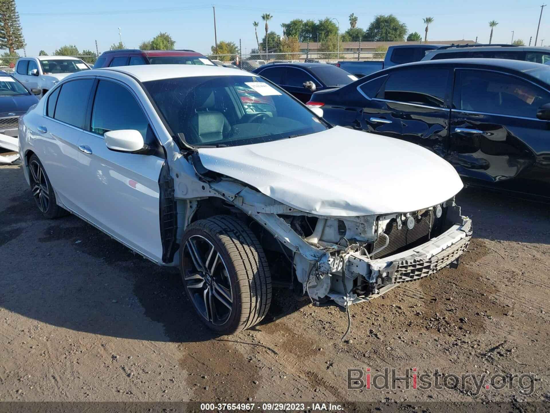 Photo 1HGCR2F58GA160313 - HONDA ACCORD SEDAN 2016