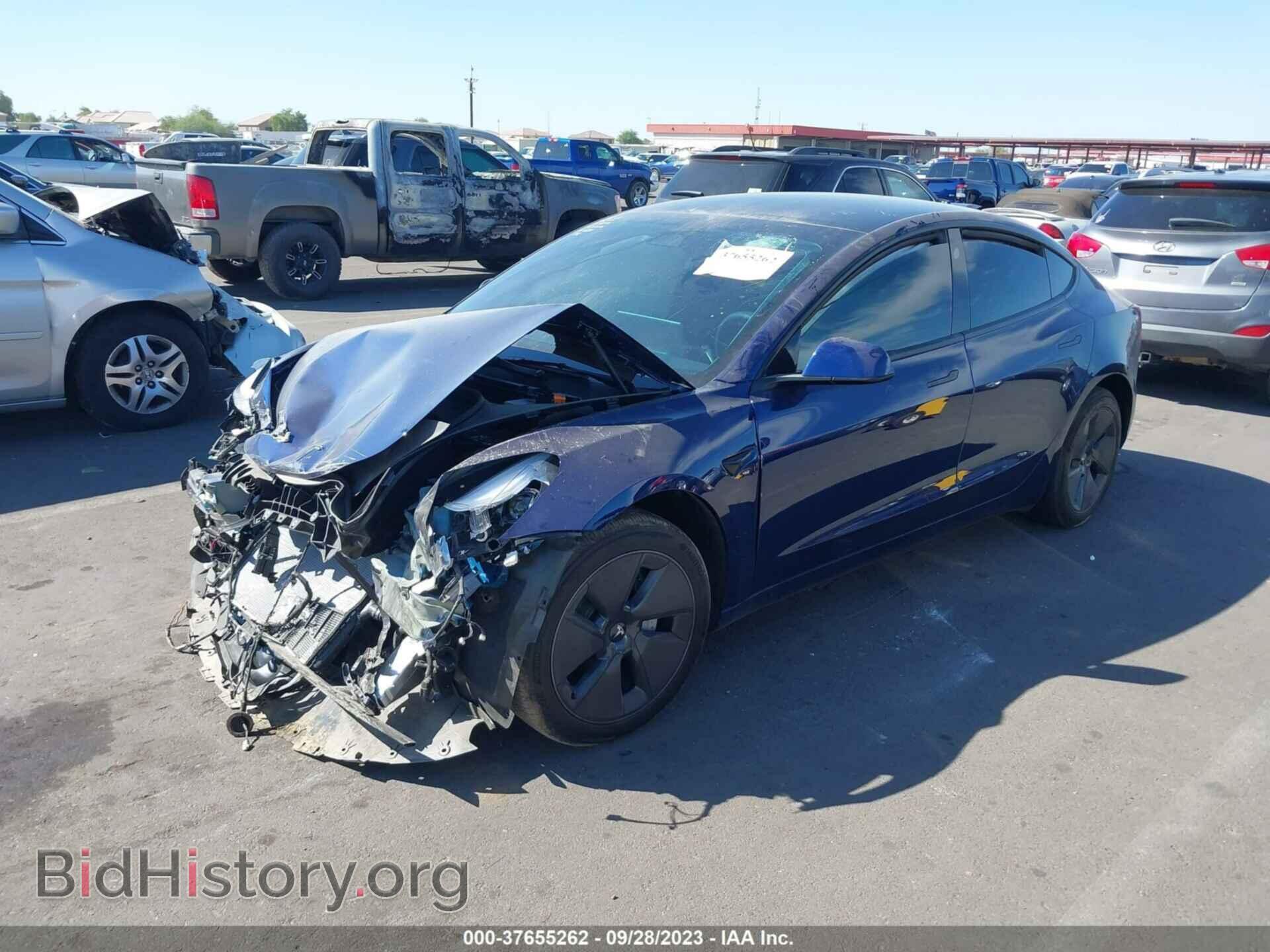 2023 TESLA MODEL 3 - VIN: 5YJ3E1EBXPF636273 - Фото 2