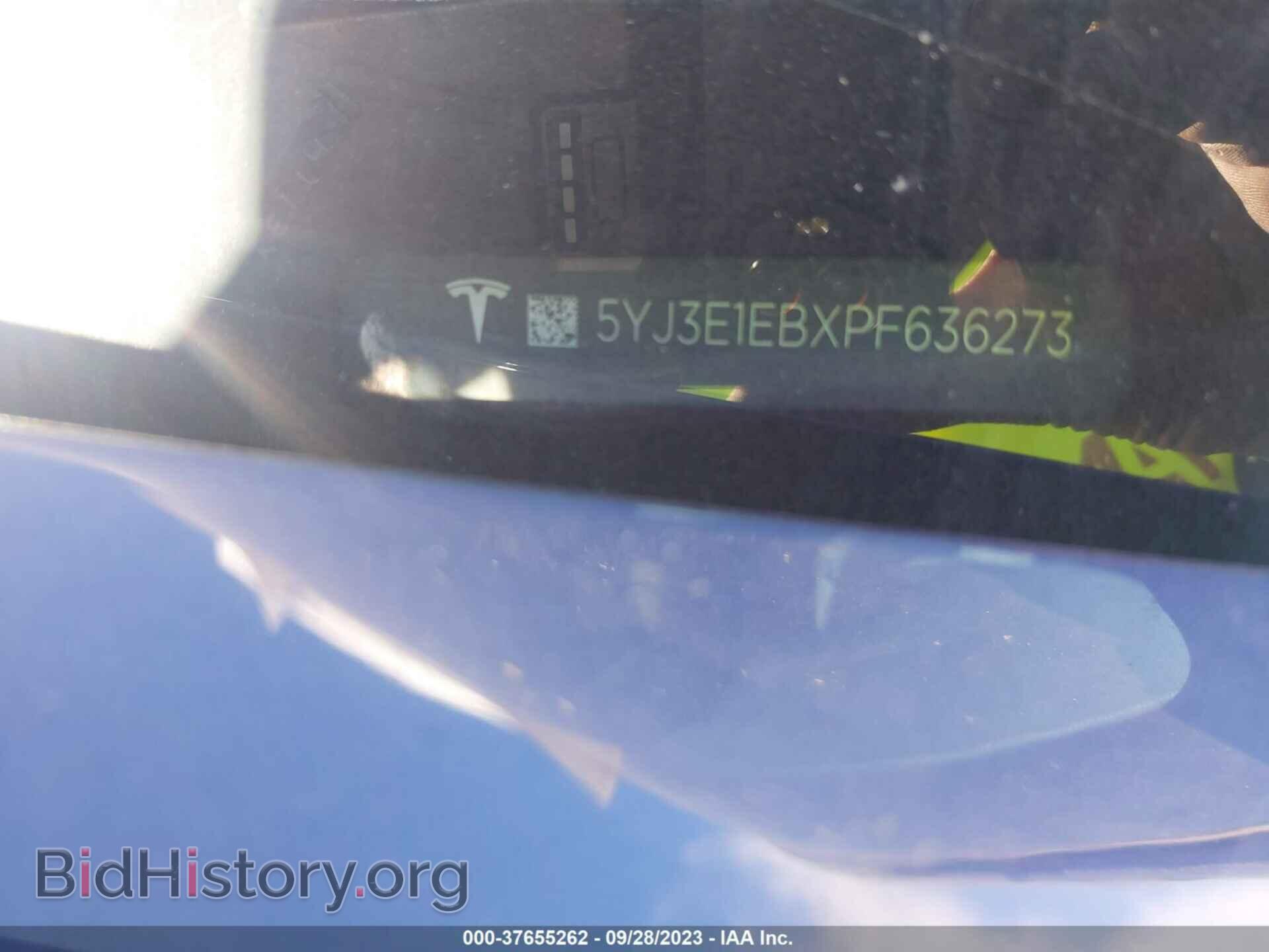 2023 TESLA MODEL 3 - VIN: 5YJ3E1EBXPF636273 - Фото 9