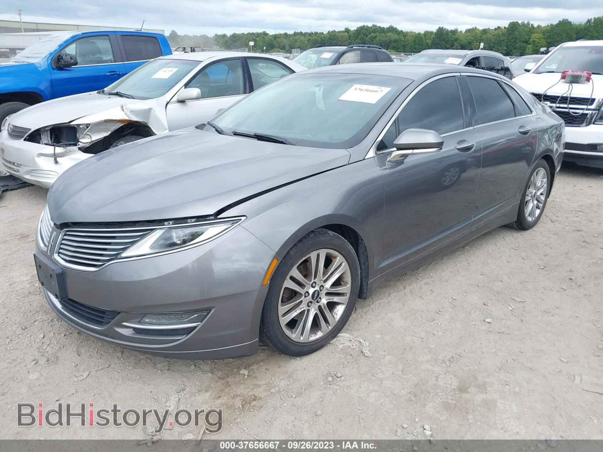 2014 LINCOLN MKZ - VIN: 3LN6L2G9XER824091 - Фото 2