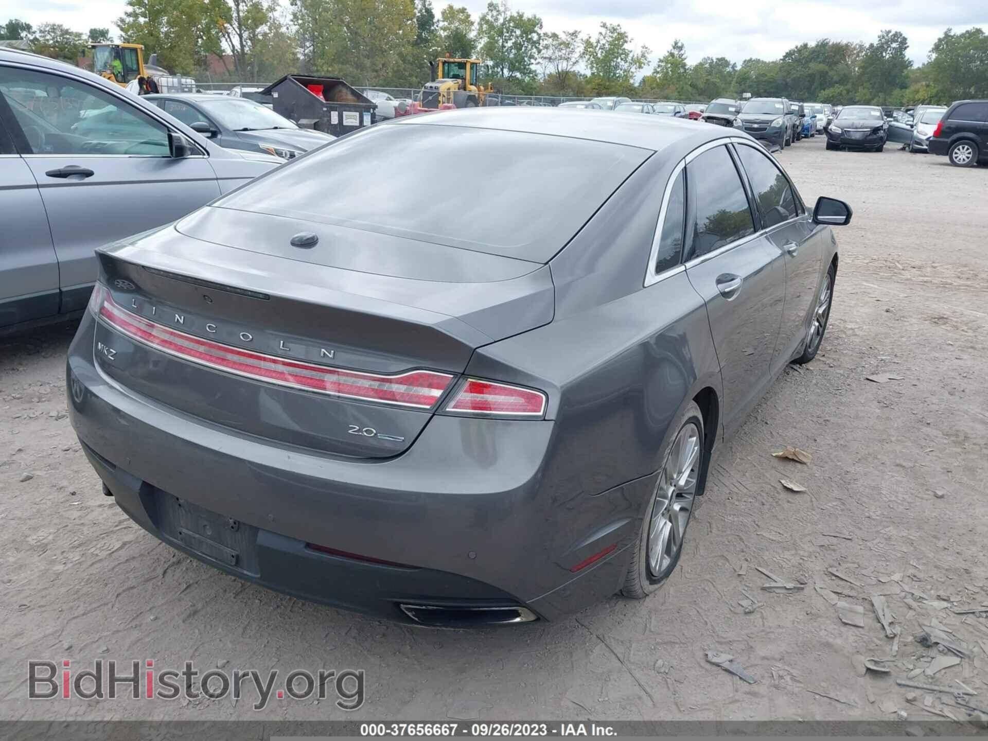 2014 LINCOLN MKZ - VIN: 3LN6L2G9XER824091 - Фото 4