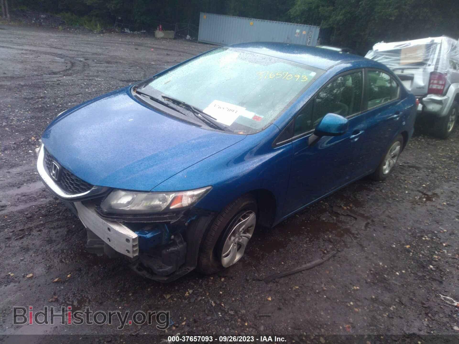2013 HONDA CIVIC SDN - VIN: 19XFB2F53DE230163 - Фото 2