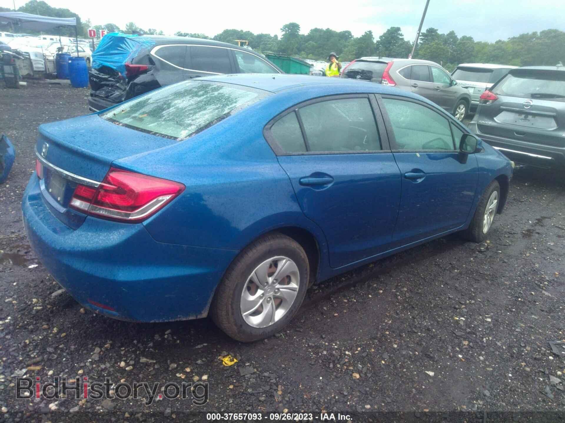 2013 HONDA CIVIC SDN - VIN: 19XFB2F53DE230163 - Фото 4