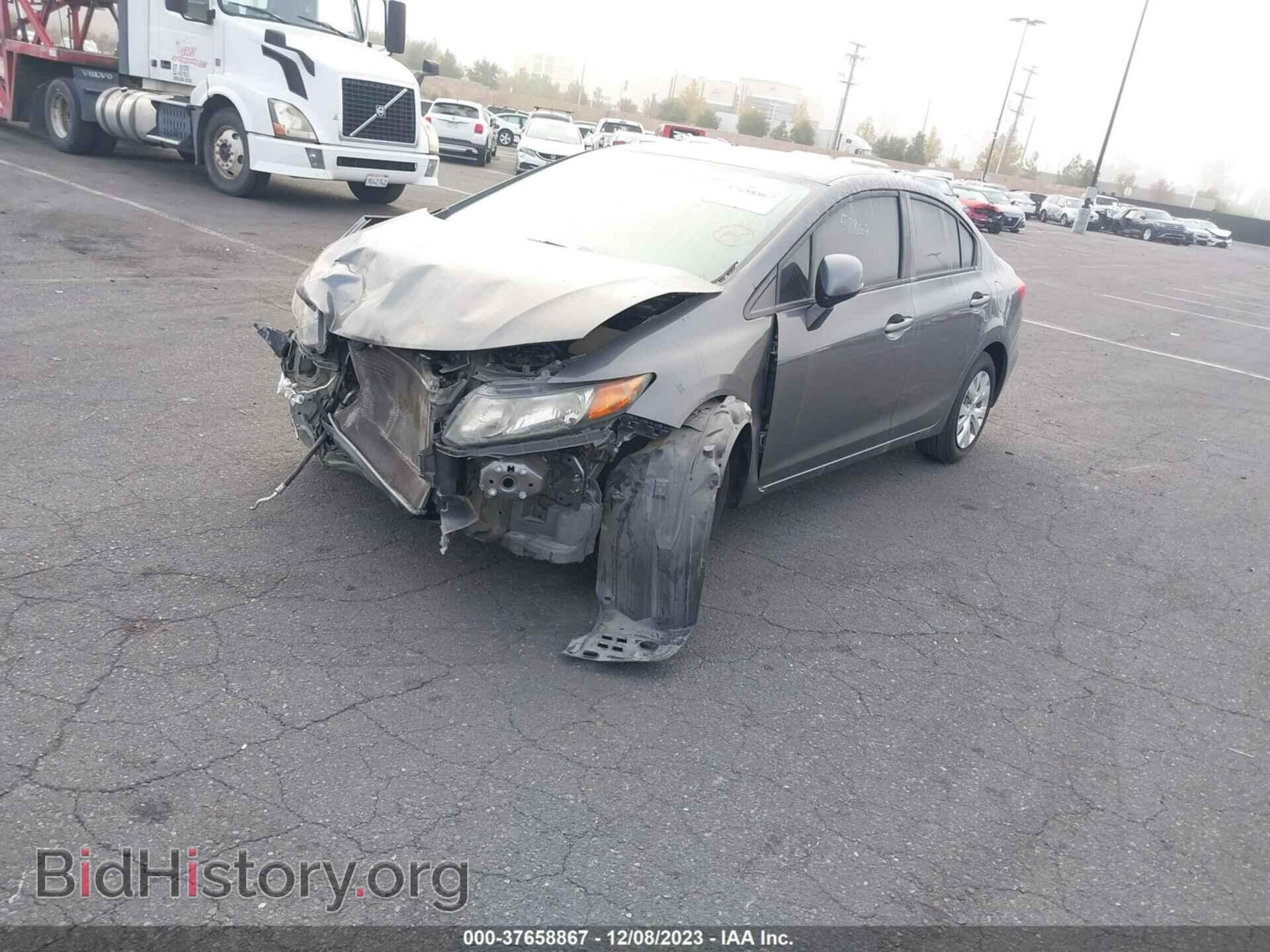 2012 HONDA CIVIC - VIN: 19XFB2F54CE365795 - Фото 2