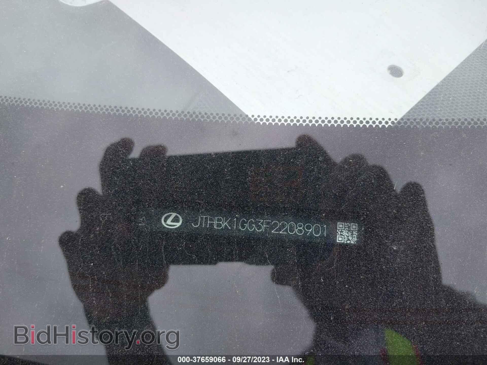 2015 LEXUS ES 350 - VIN: JTHBK1GG3F2208901 - Фото 9